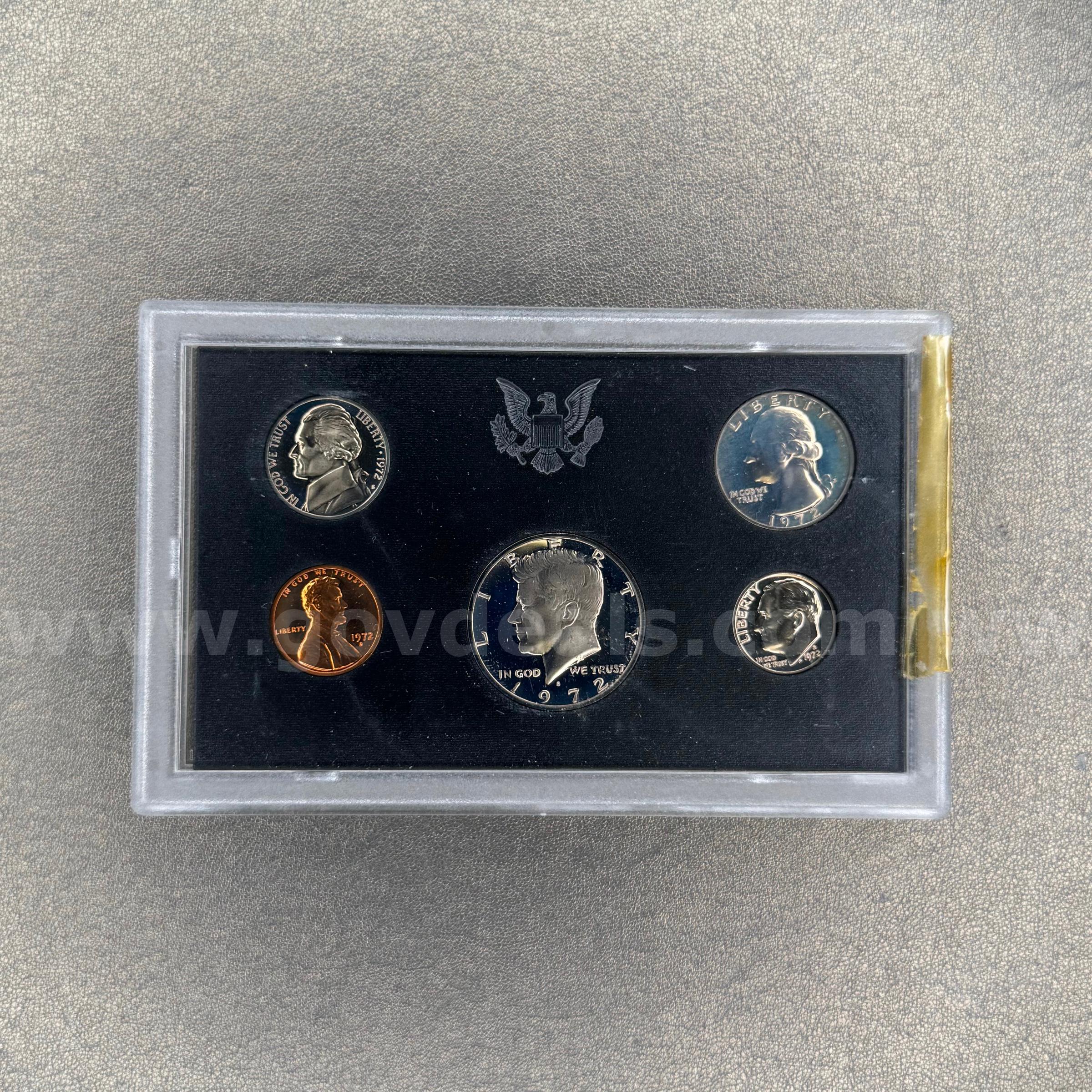 1972 United States Proof Set   Government Surplus Auction - Photo #2