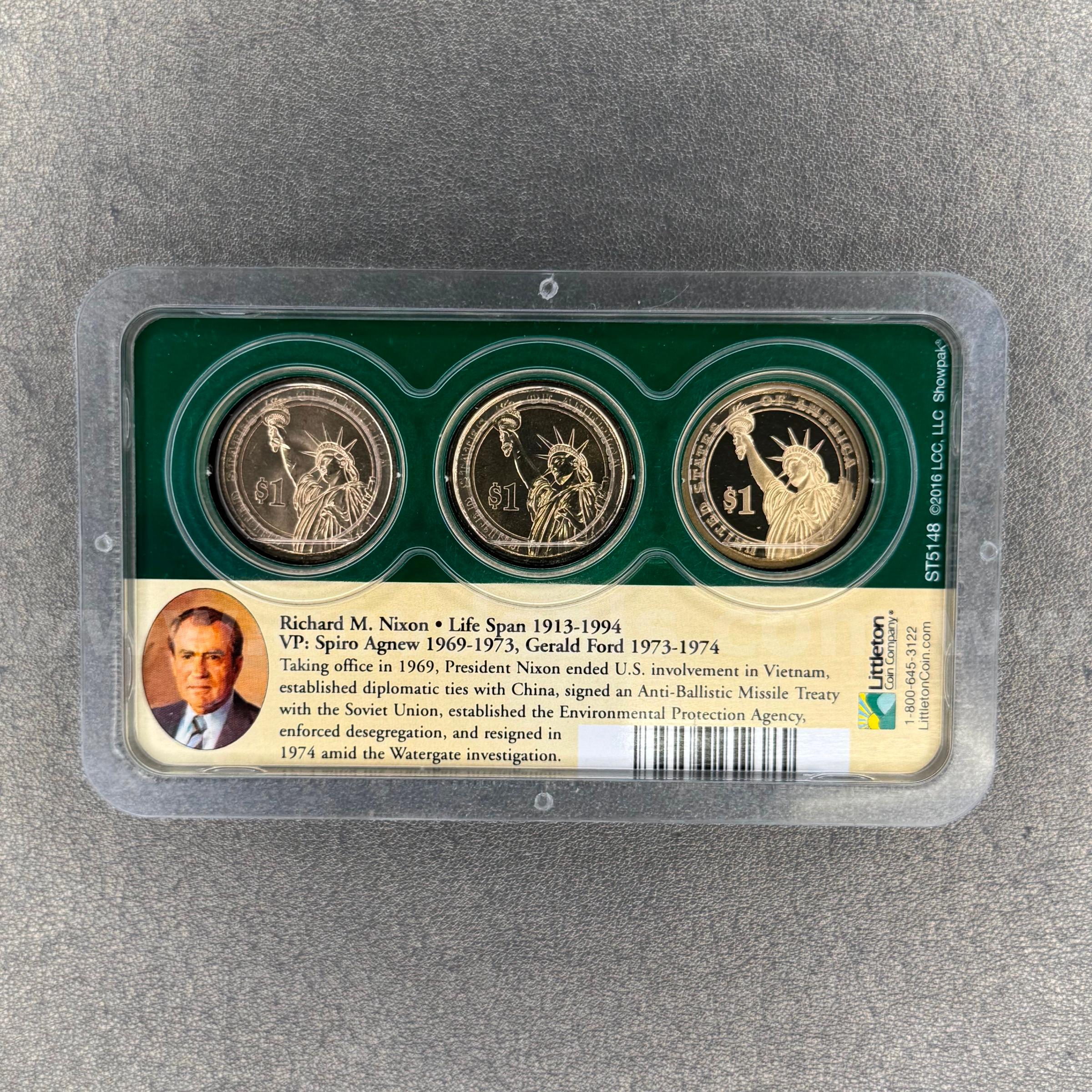 Richard M. Nixon 2016 Presidential Dollar Set   Government Surplus Auction - Photo #2