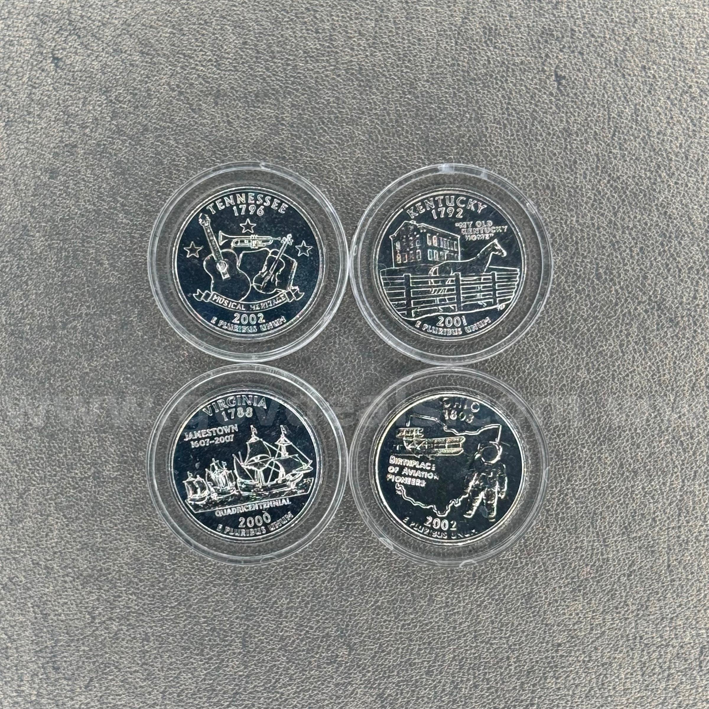 Set of 4 US Quarters   Government Surplus Auction - Photo #2