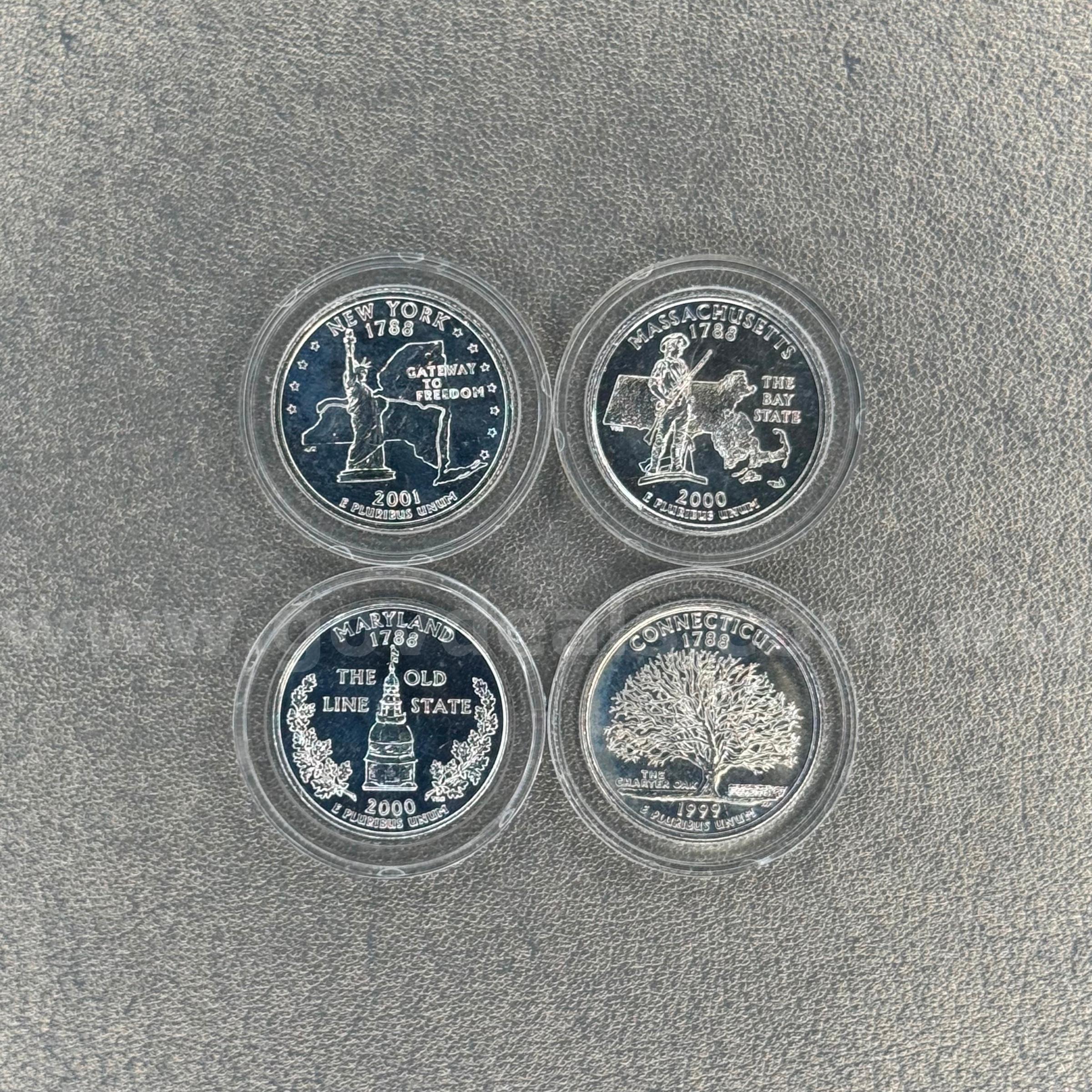 Set of 4 US Quarters   Government Surplus Auction - Photo #2