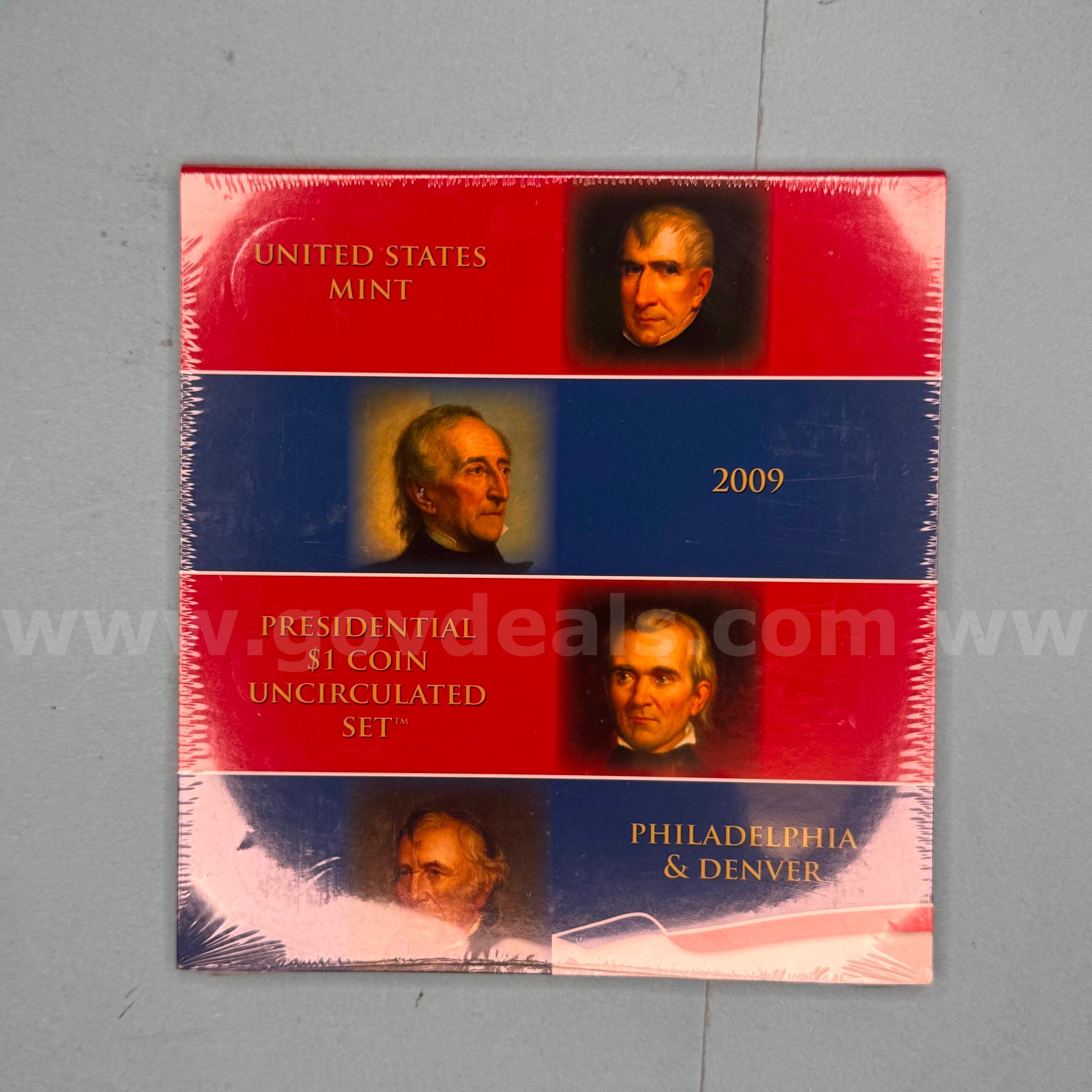 2009 US Mint Presidential $1 Coin Uncirculated Set   Government Surplus Auction - Primary Photo