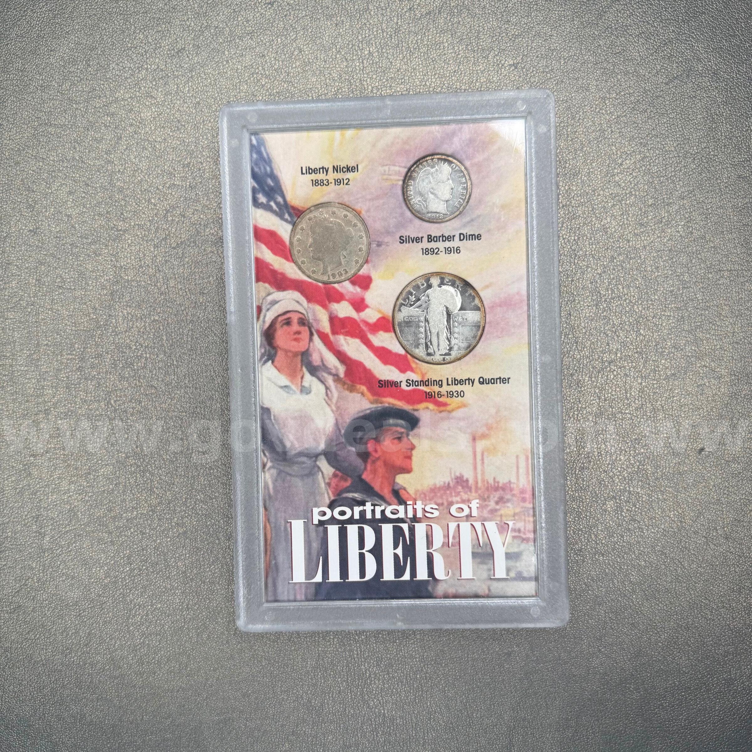 Portraits of Liberty Silver Coin Lots in Holder   Government Surplus Auction - Primary Photo