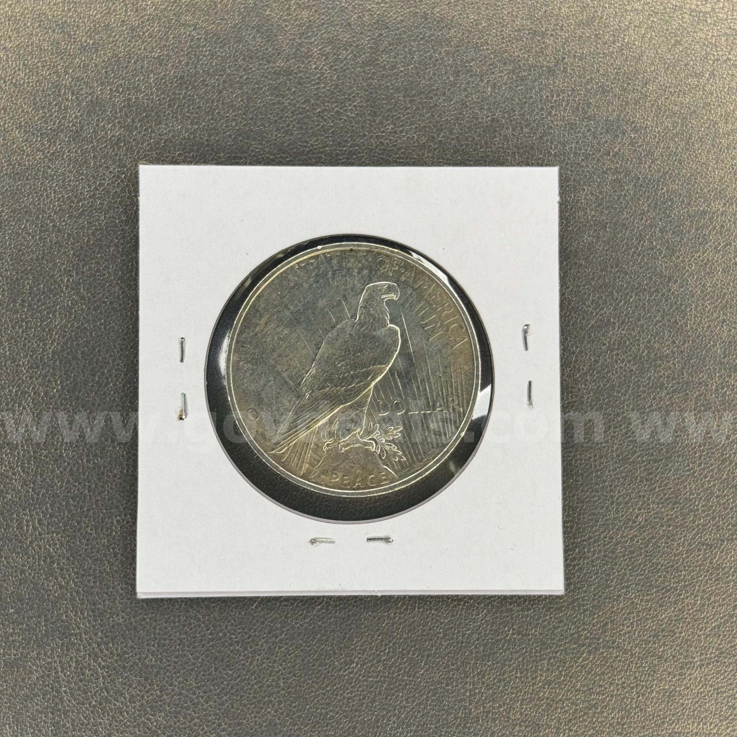 1922 Silver Peace Dollar   Government Surplus Auction - Photo #2