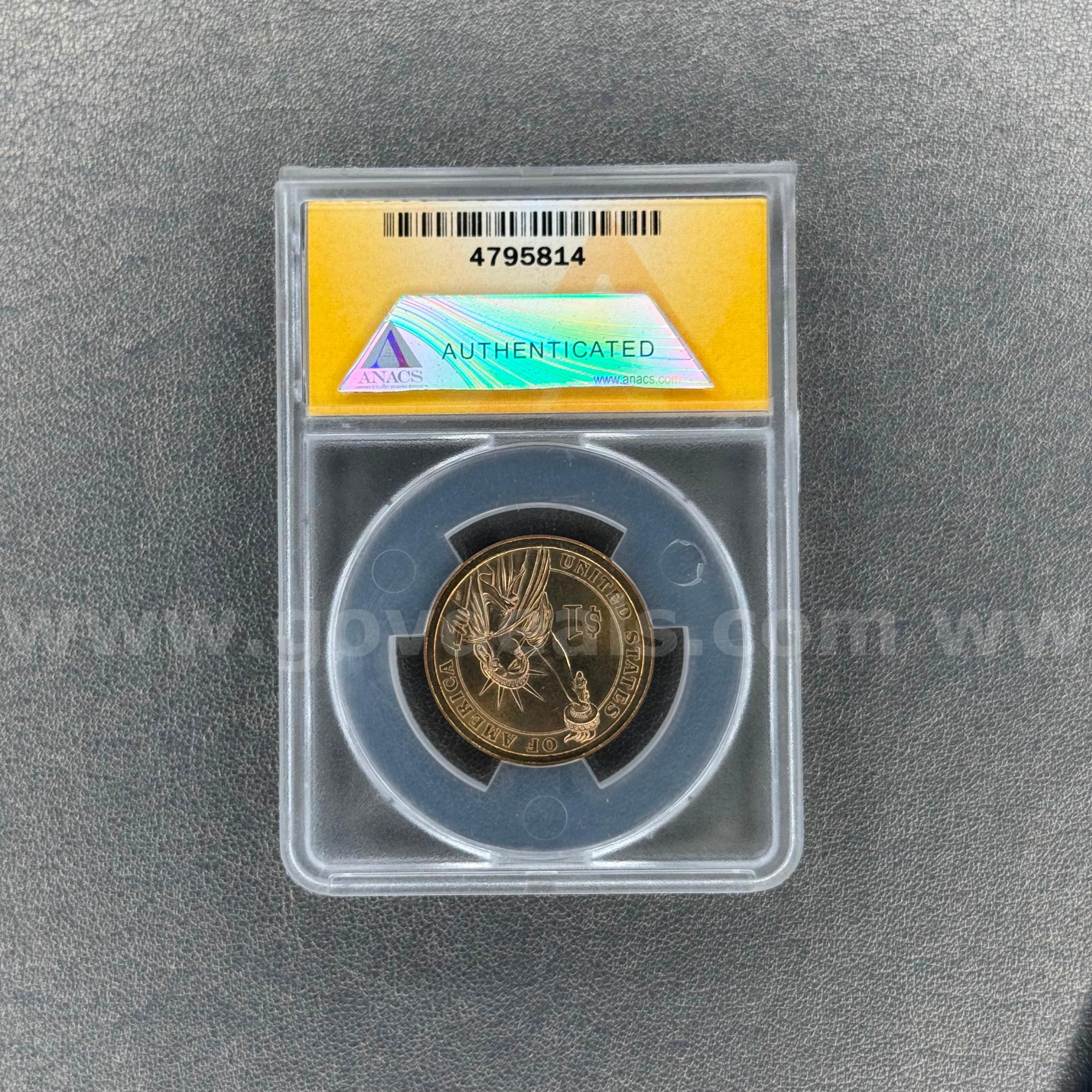 2007-P MS64 Thomas Jefferson Presidential Dollar   Government Surplus Auction - Photo #2