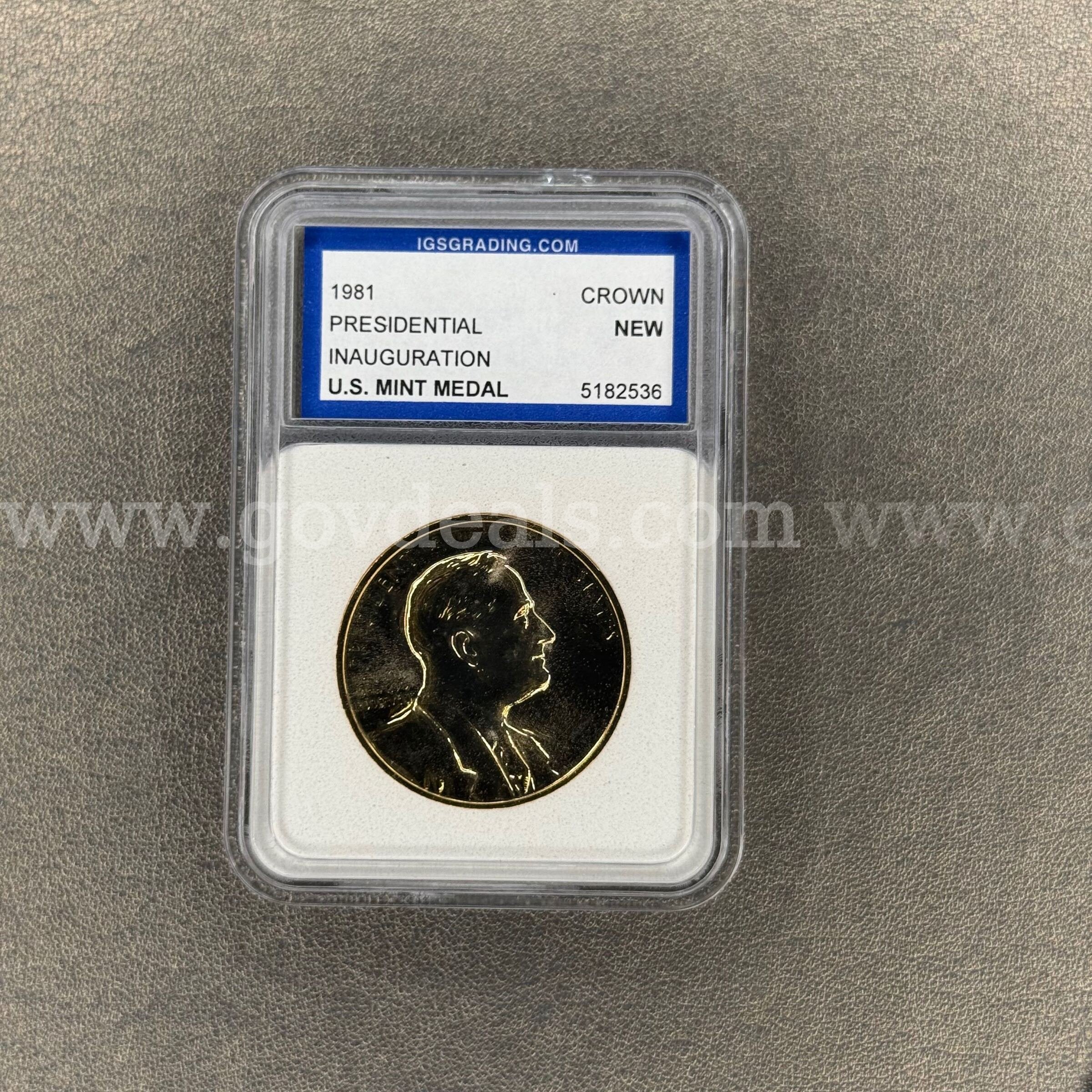 1981 US Presidential Inauguration Roosevelt Mint Medal   Government Surplus Auction - Primary Photo