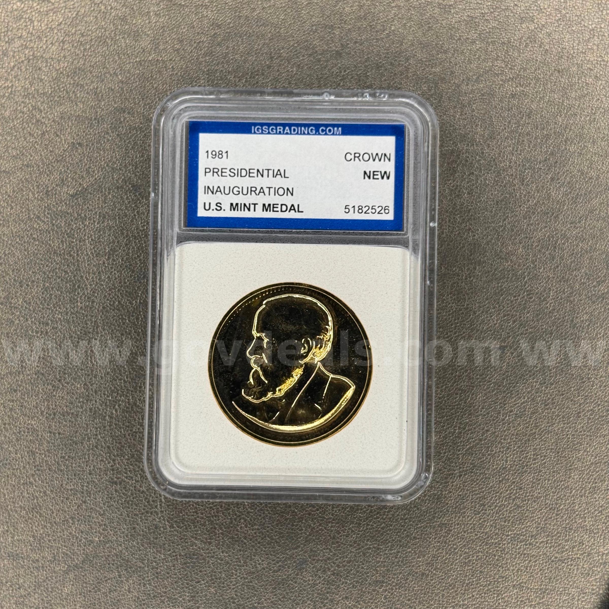 1981 US Presidential Inauguration Harrison Mint Medal   Government Surplus Auction - Primary Photo
