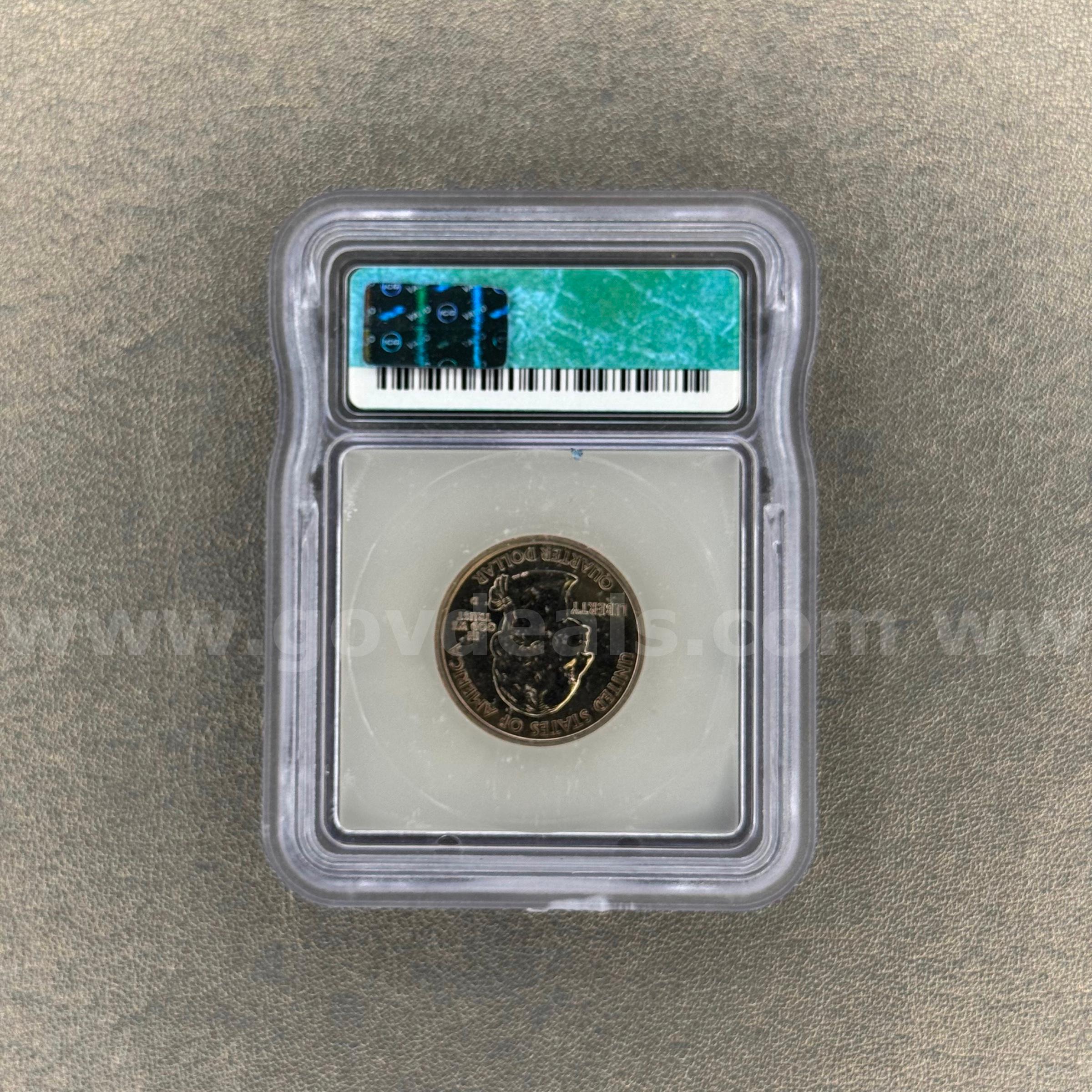 2000-D MS67 New Hampshire Quarters   Government Surplus Auction - Photo #2