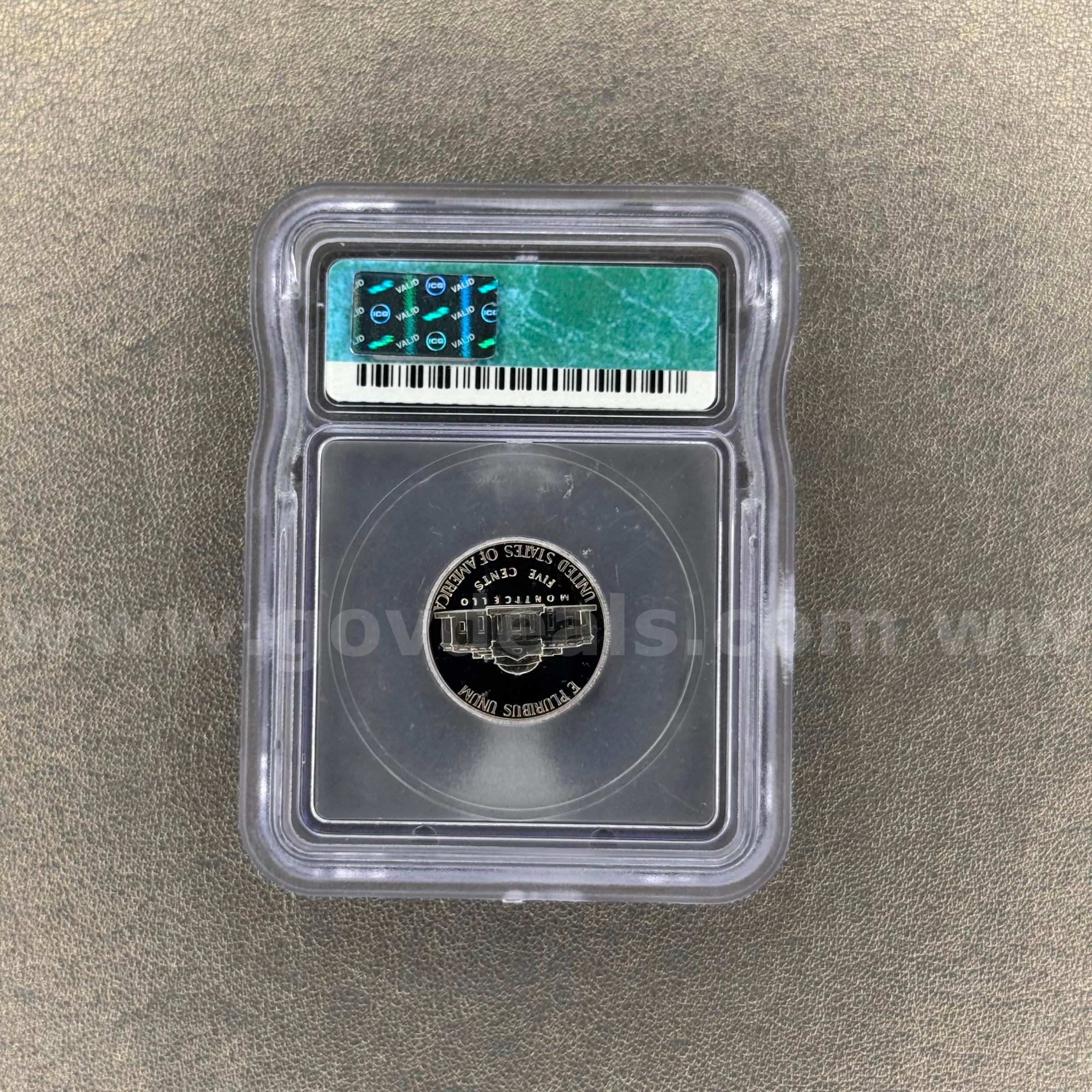 1996-S PR70 Nickel   Government Surplus Auction - Photo #2