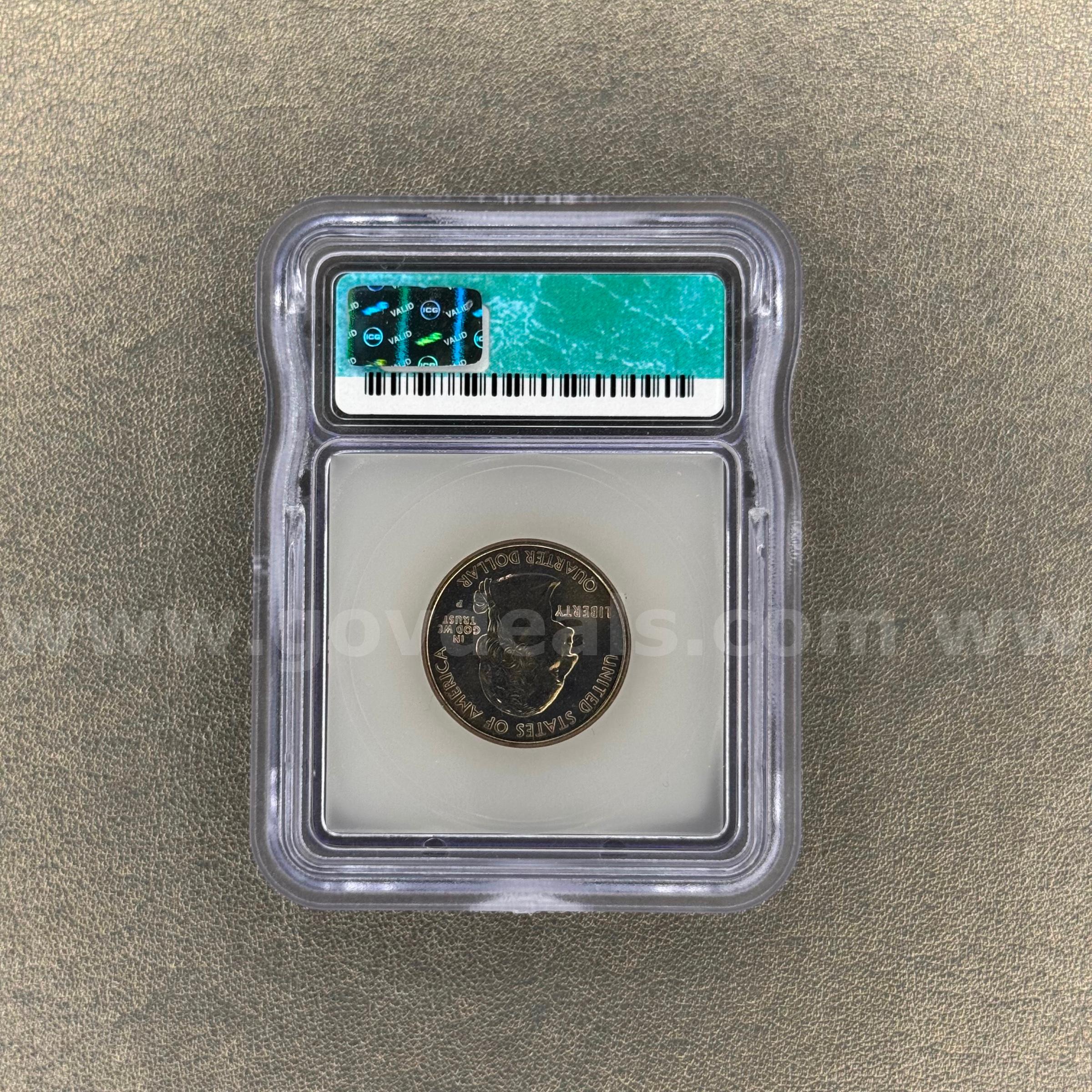1999-P MS67 Connecticut Quarter   Government Surplus Auction - Photo #2