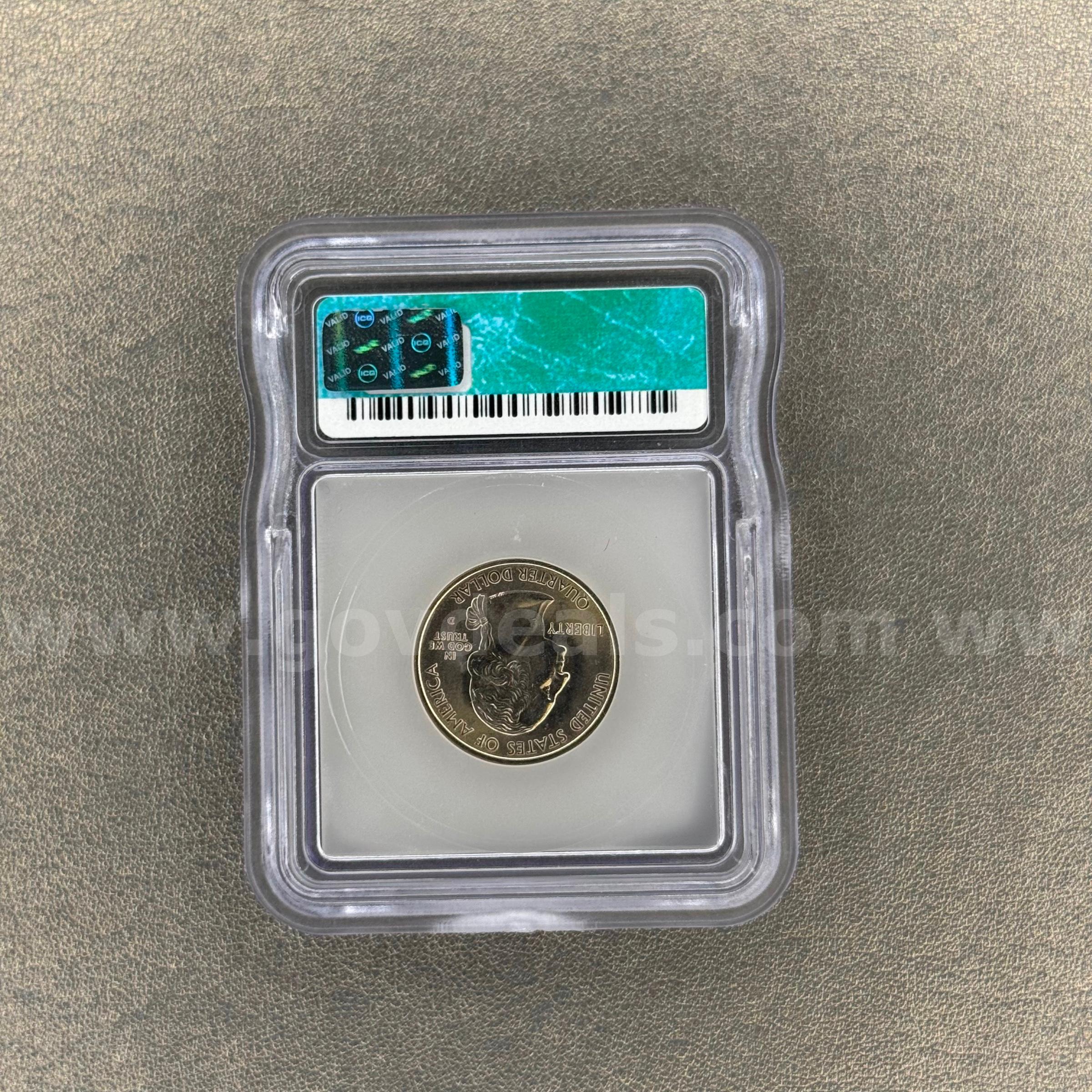 2001-D MS67 New York Quarter   Government Surplus Auction - Photo #2