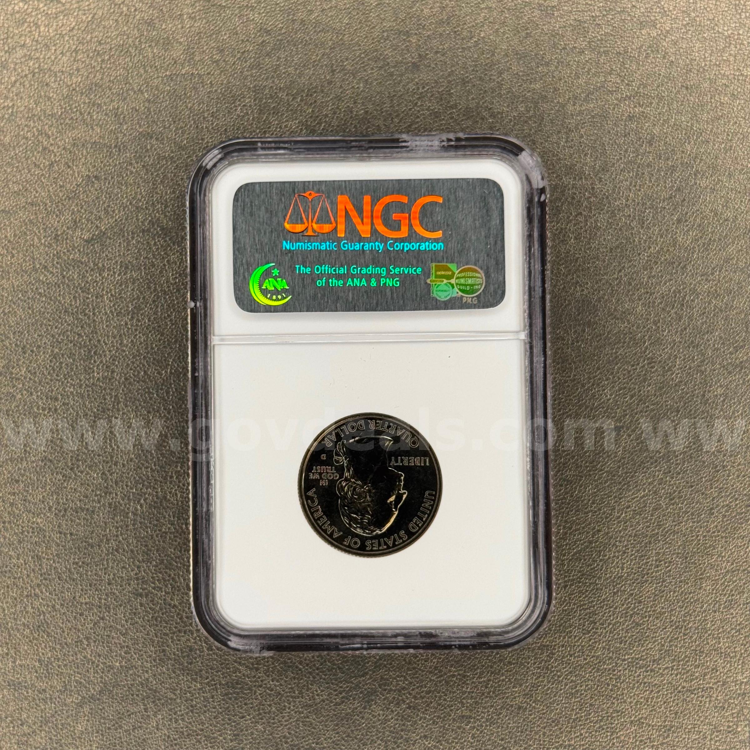 1999-D MS65 Quarter   Government Surplus Auction - Photo #2