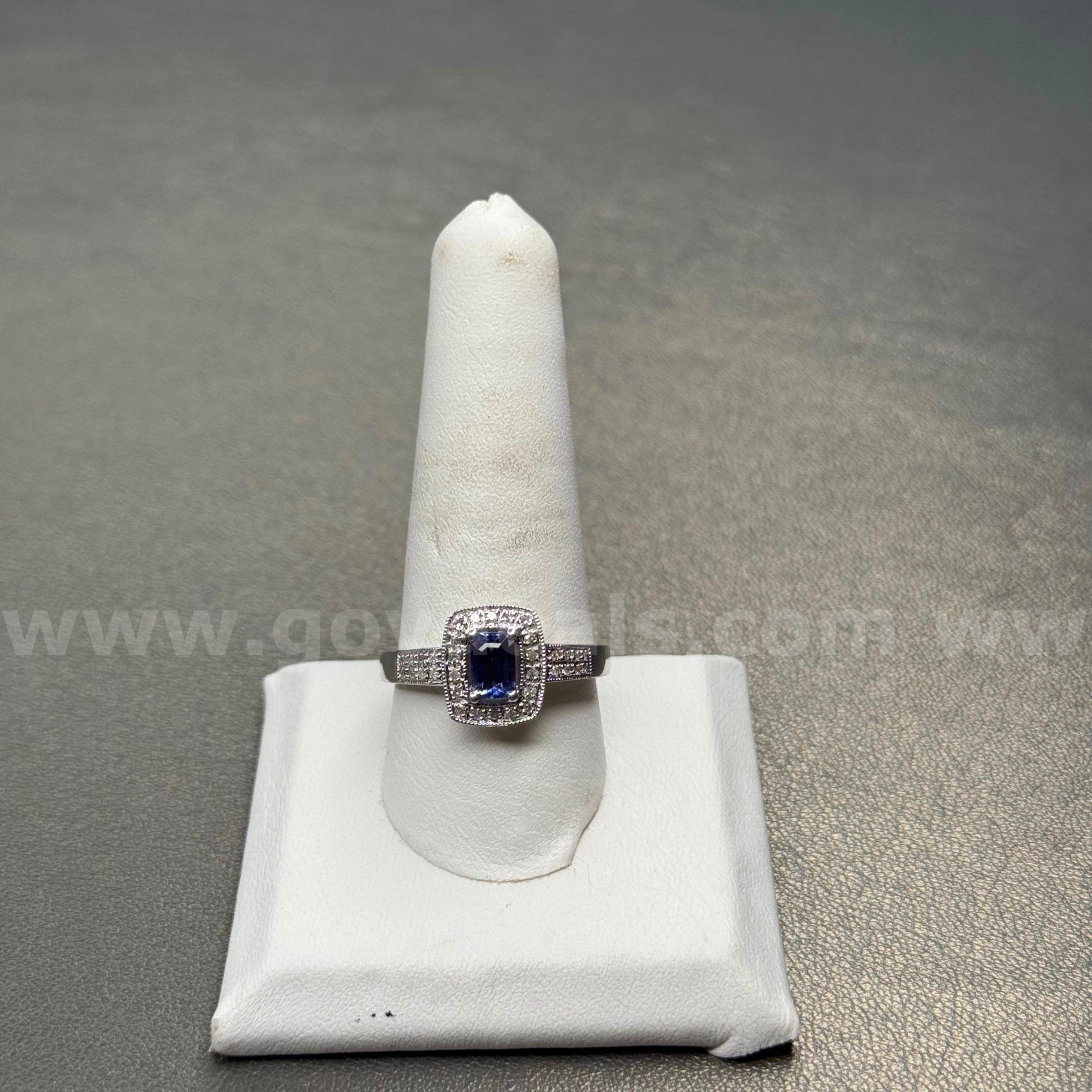 Silver 925 Ring with Purple Stone  925 Government Surplus Auction - Primary Photo