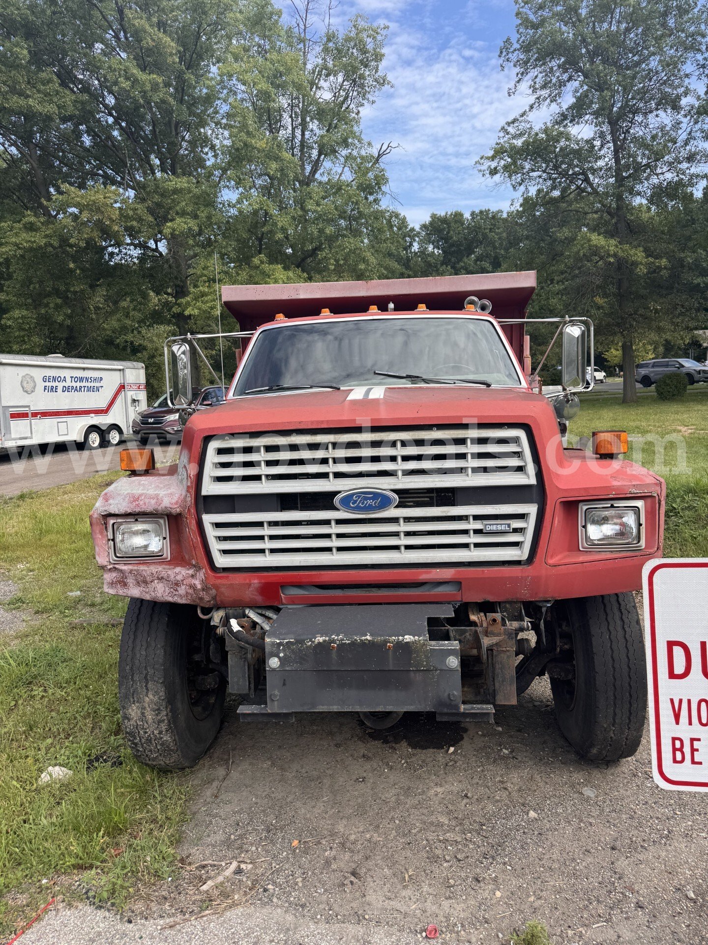 1992 F800 Ford F800 Government Surplus Auction - Photo #4