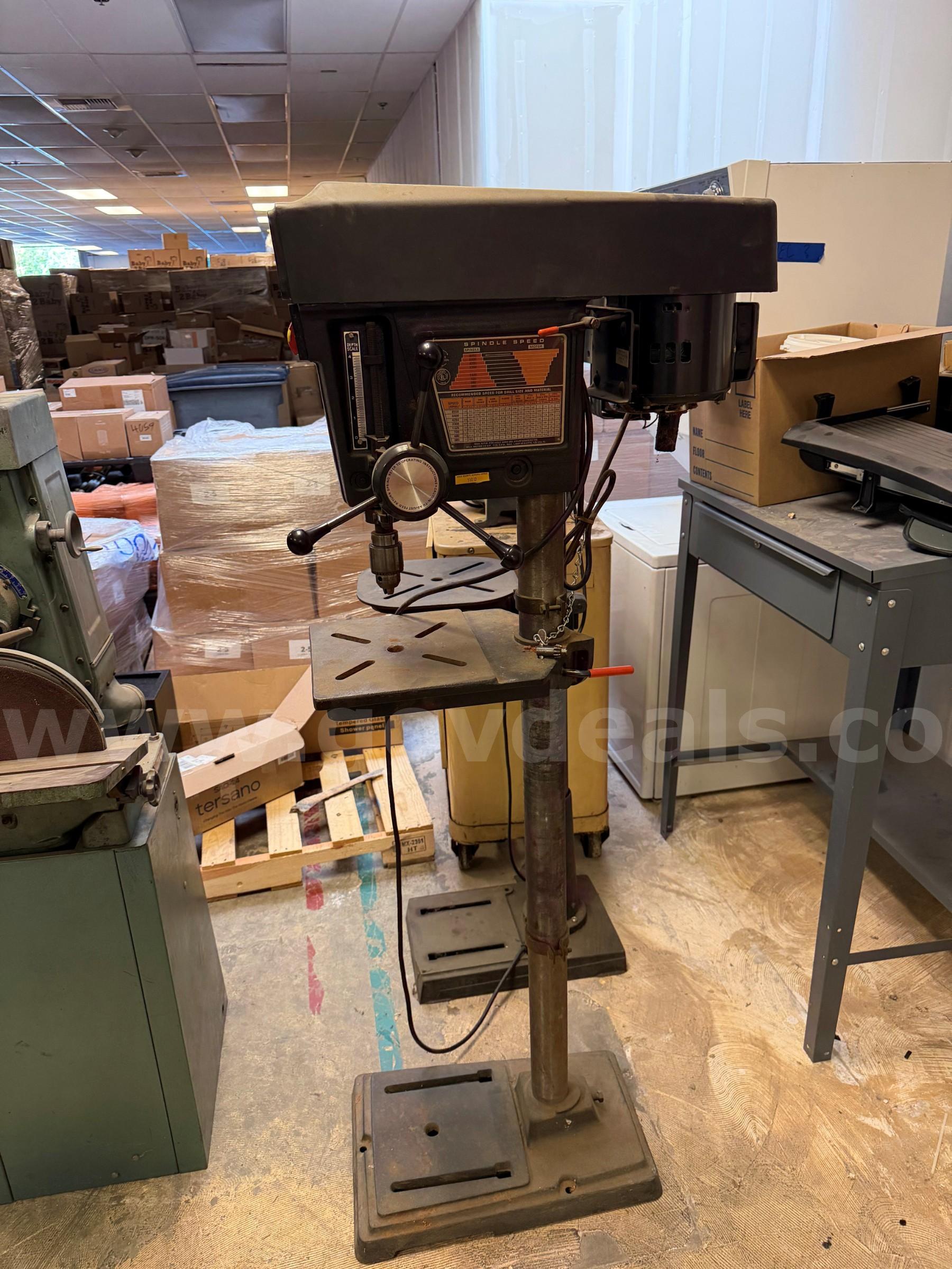 sears craftsman drill press sears 11321371 Government Surplus Auction - Photo #3