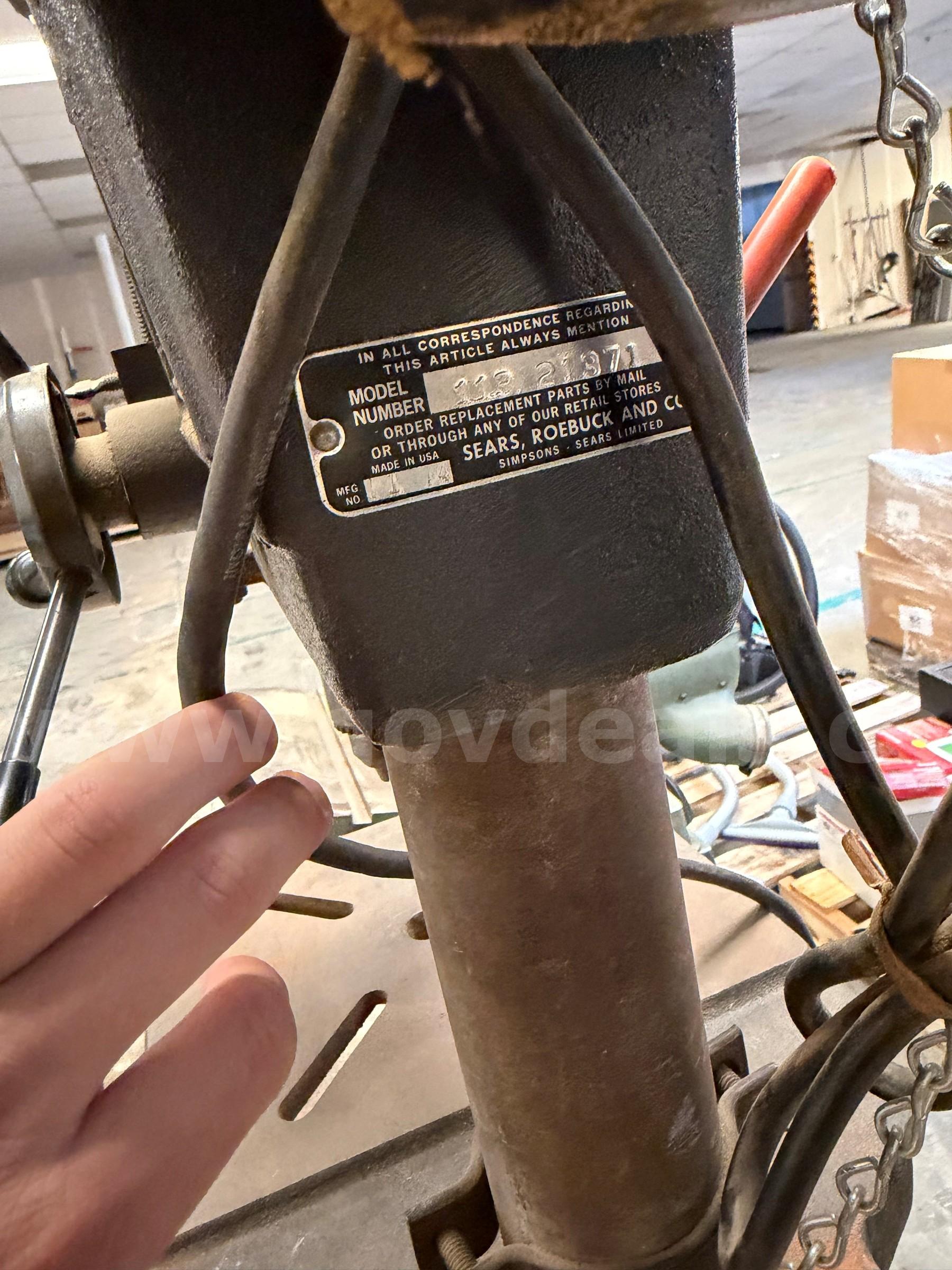 sears craftsman drill press sears 11321371 Government Surplus Auction - Photo #4