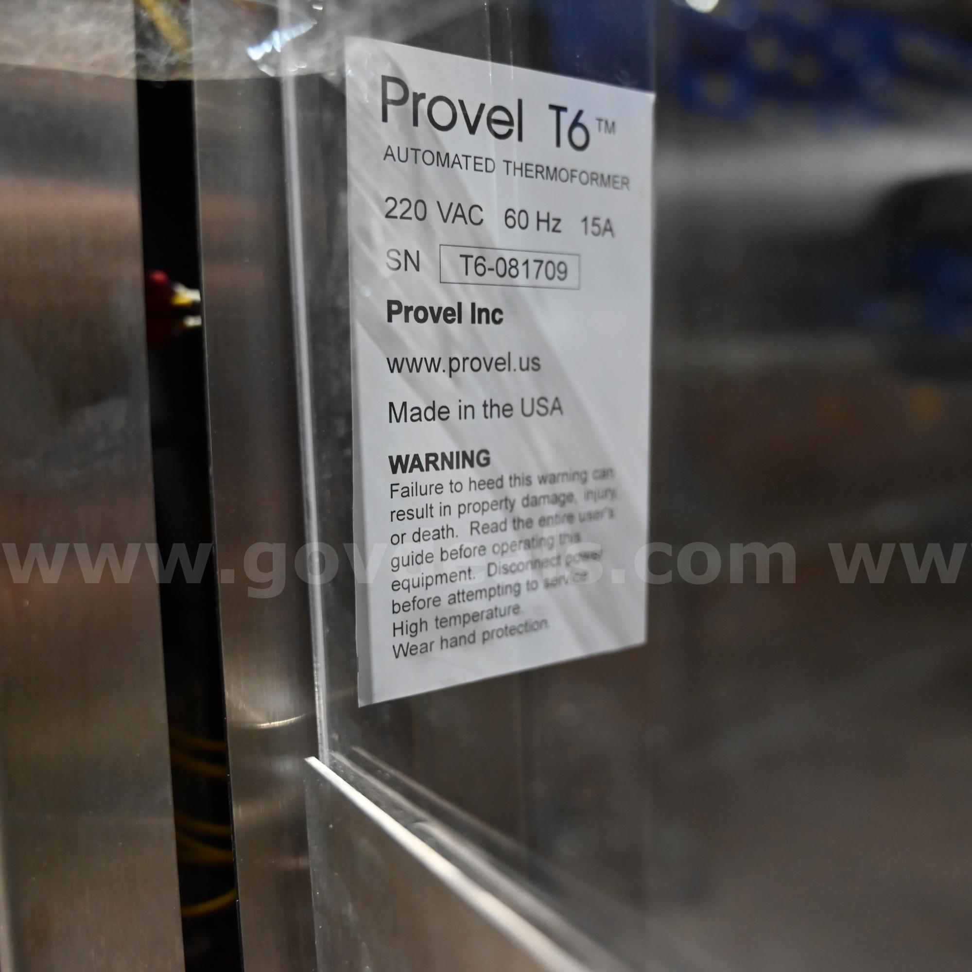 Provel OP Thermoformer Vacuum Forming Machine Prosthetic Socket Orthotic Lab Provel T6 Government Surplus Auction - Photo #5