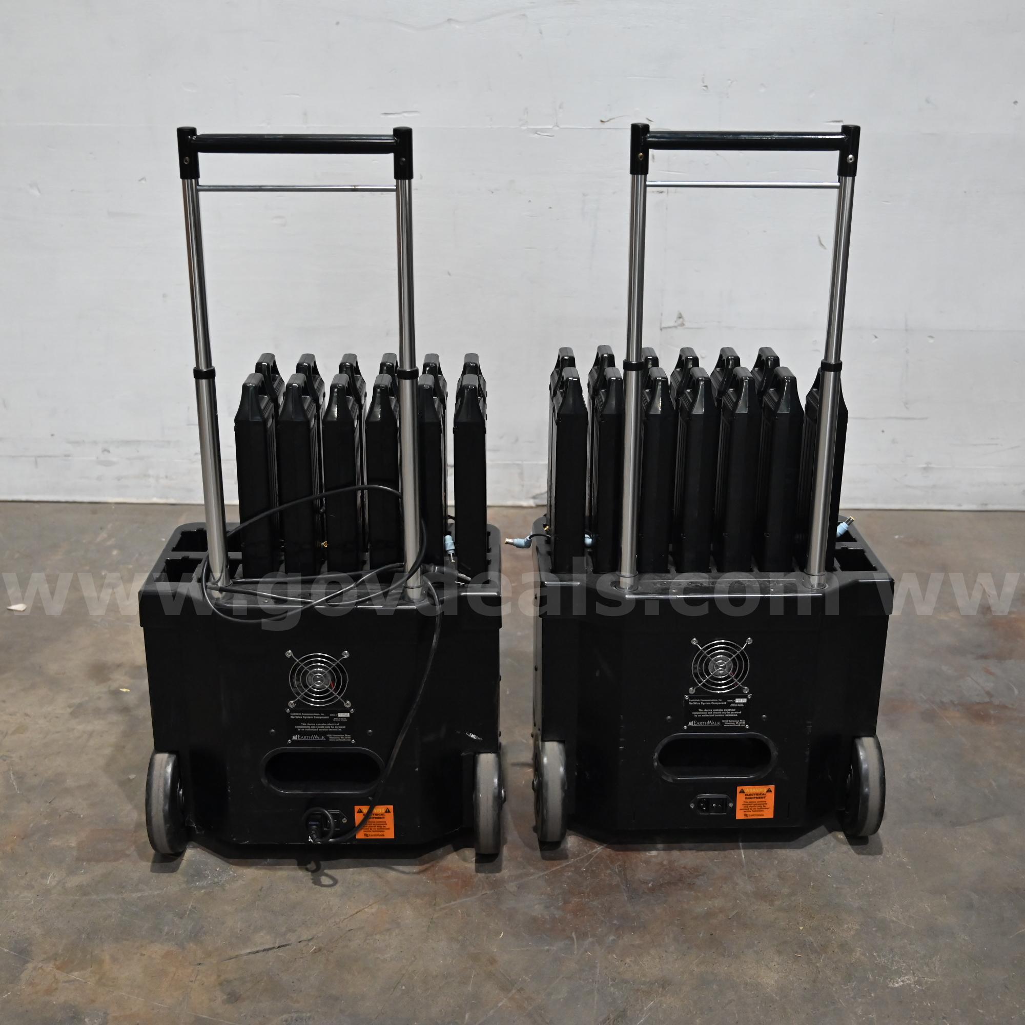 LOT OF (2) EarthWalk Communications, Inc. NetWize System Component Charging Station EarthWalk  Government Surplus Auction - Photo #3