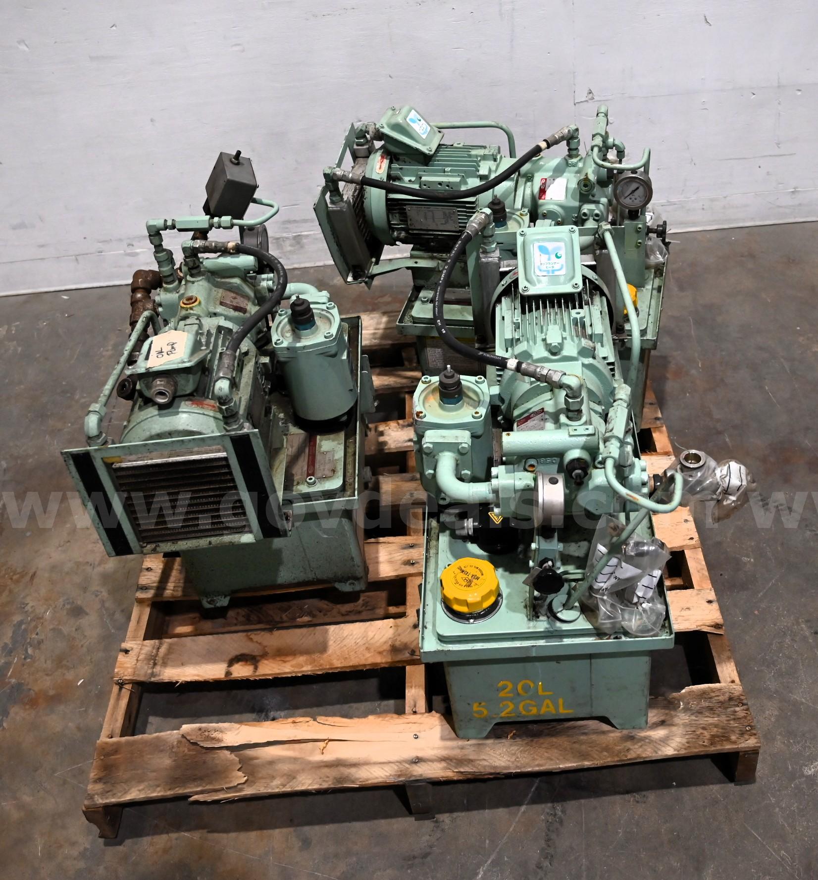 LOT OF (3) Toyo-Oki Kogyo HPP-VC2V Series Hydraulic Piston Pump