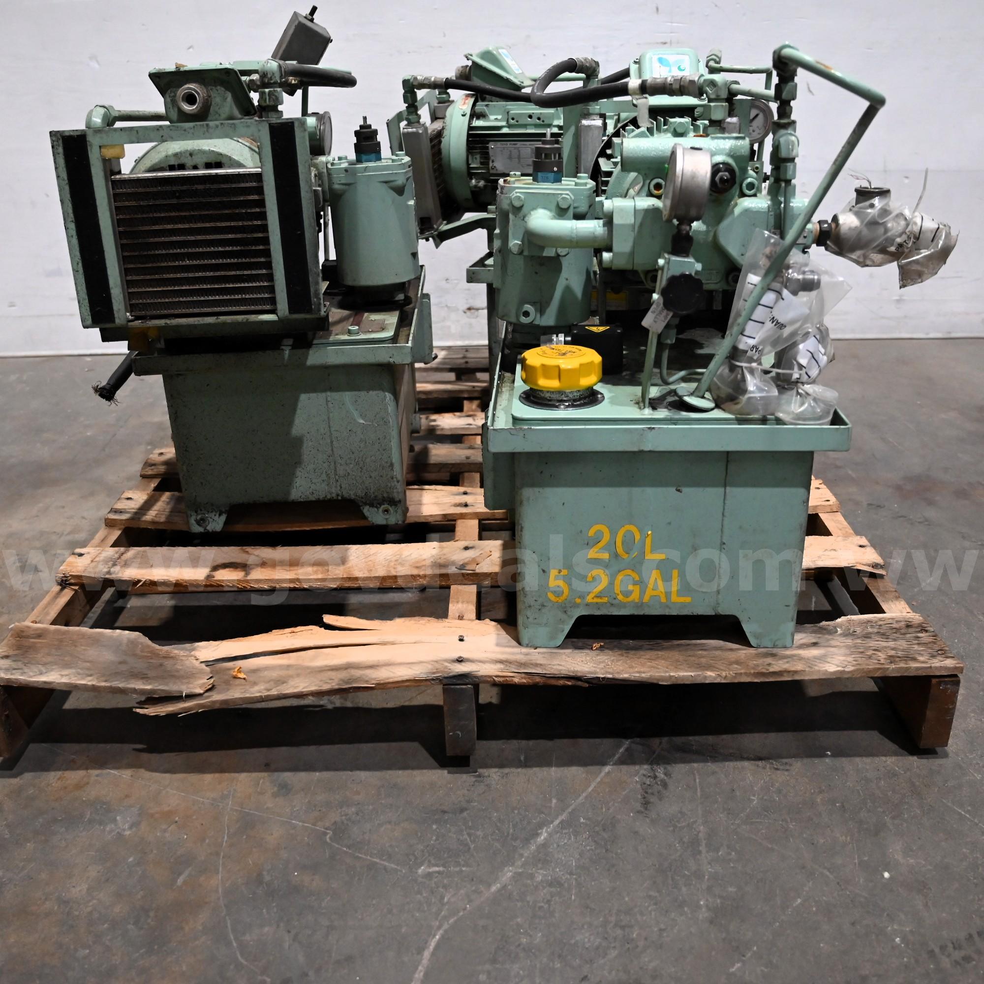 LOT OF (3) Toyo-Oki Kogyo HPP-VC2V Series Hydraulic Piston Pump Toyooki Kogyo Co., Ltd HPP-VC2V Government Surplus Auction - Photo #2