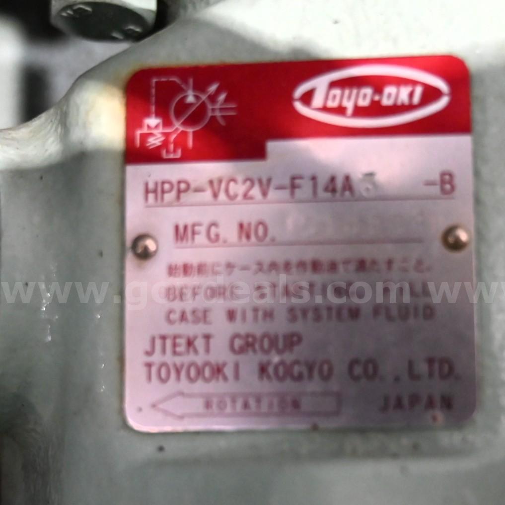 LOT OF (3) Toyo-Oki Kogyo HPP-VC2V Series Hydraulic Piston Pump Toyooki Kogyo Co., Ltd HPP-VC2V Government Surplus Auction - Photo #4