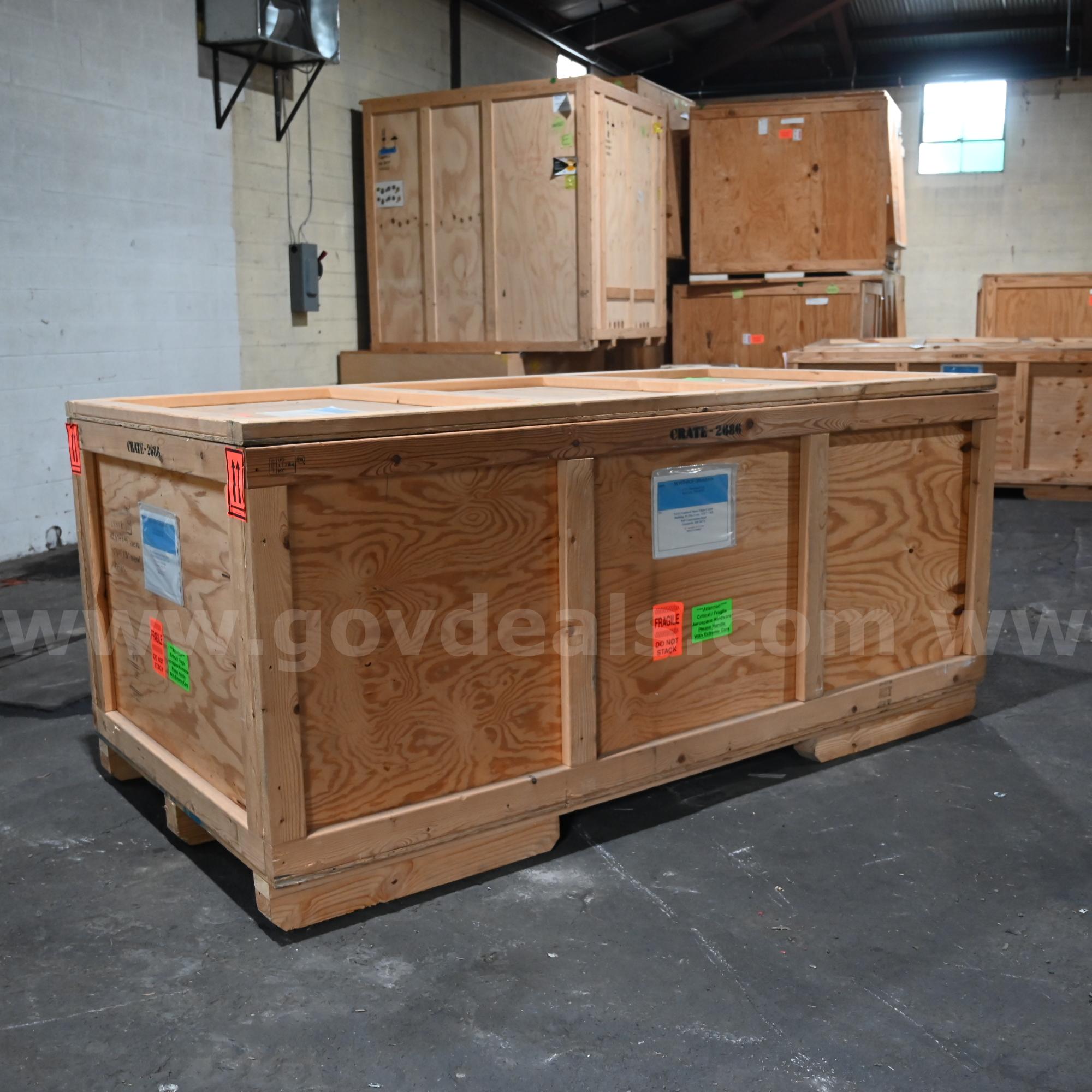 Heavy-Duty Wooden Shipping Crate