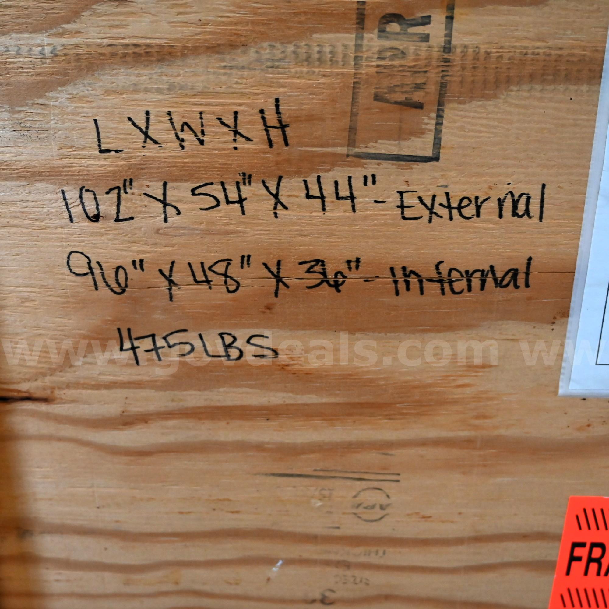 Heavy-Duty Wooden Shipping Crate   Government Surplus Auction - Photo #2