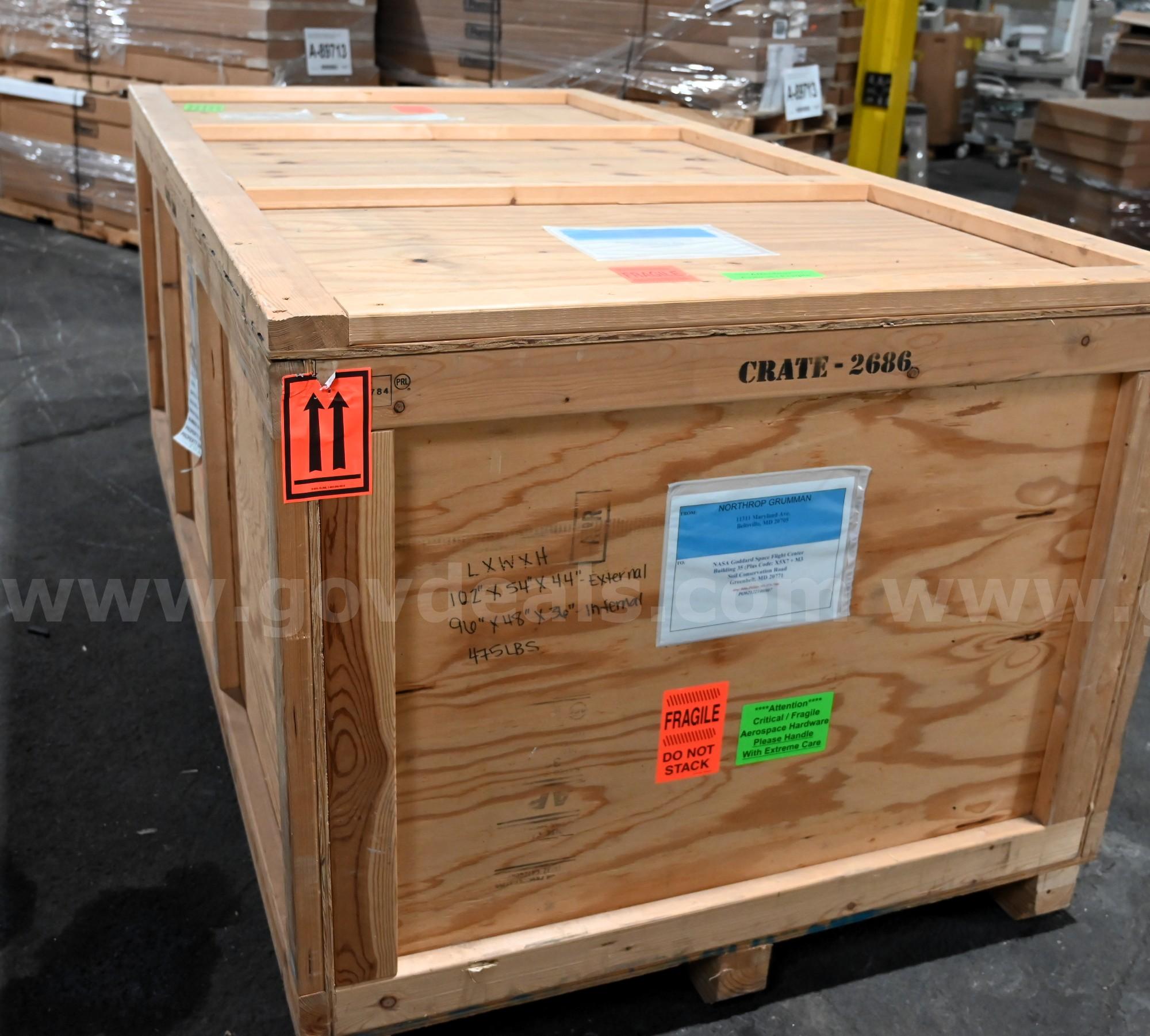 Heavy-Duty Wooden Shipping Crate   Government Surplus Auction - Photo #3