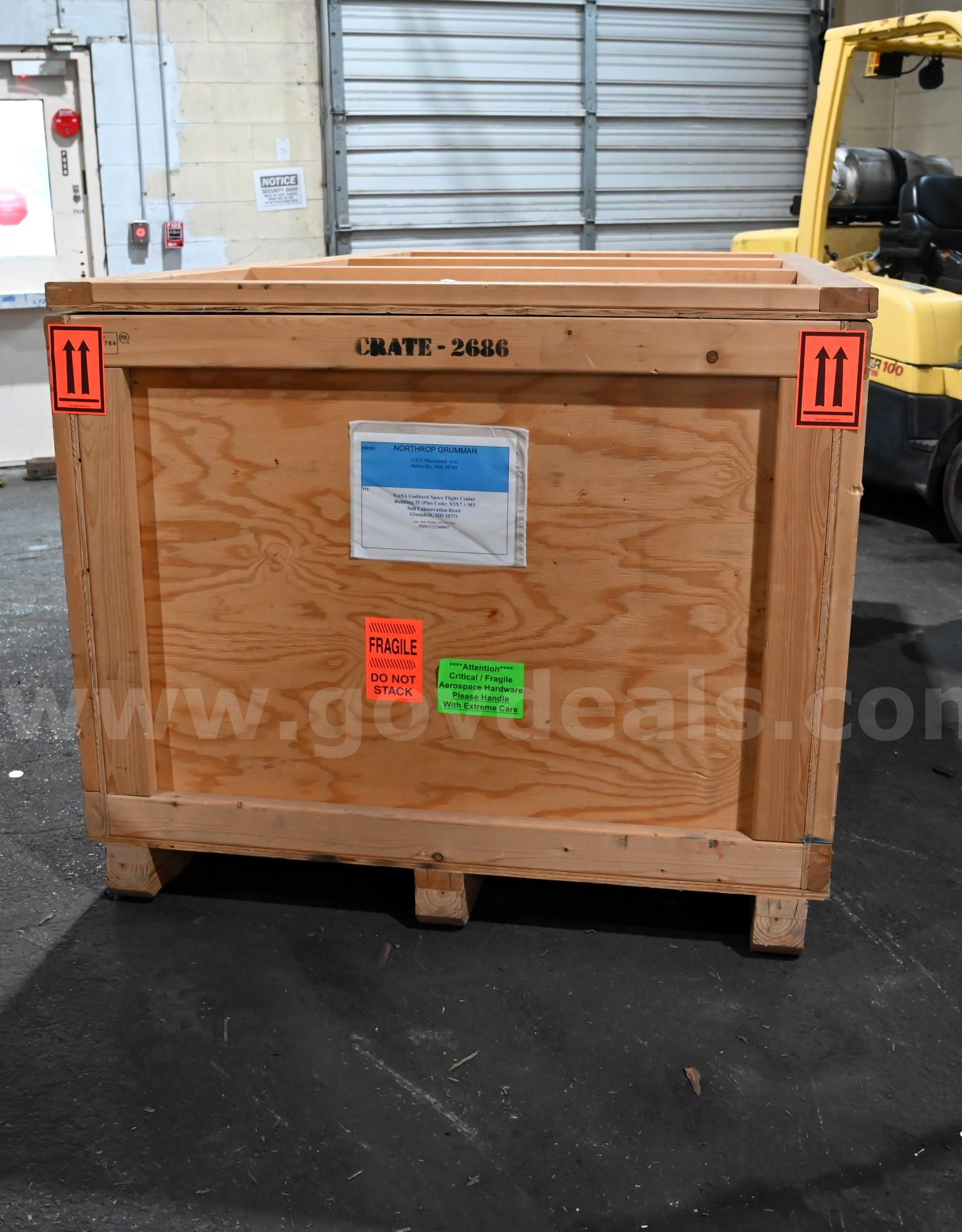 Heavy-Duty Wooden Shipping Crate   Government Surplus Auction - Photo #5