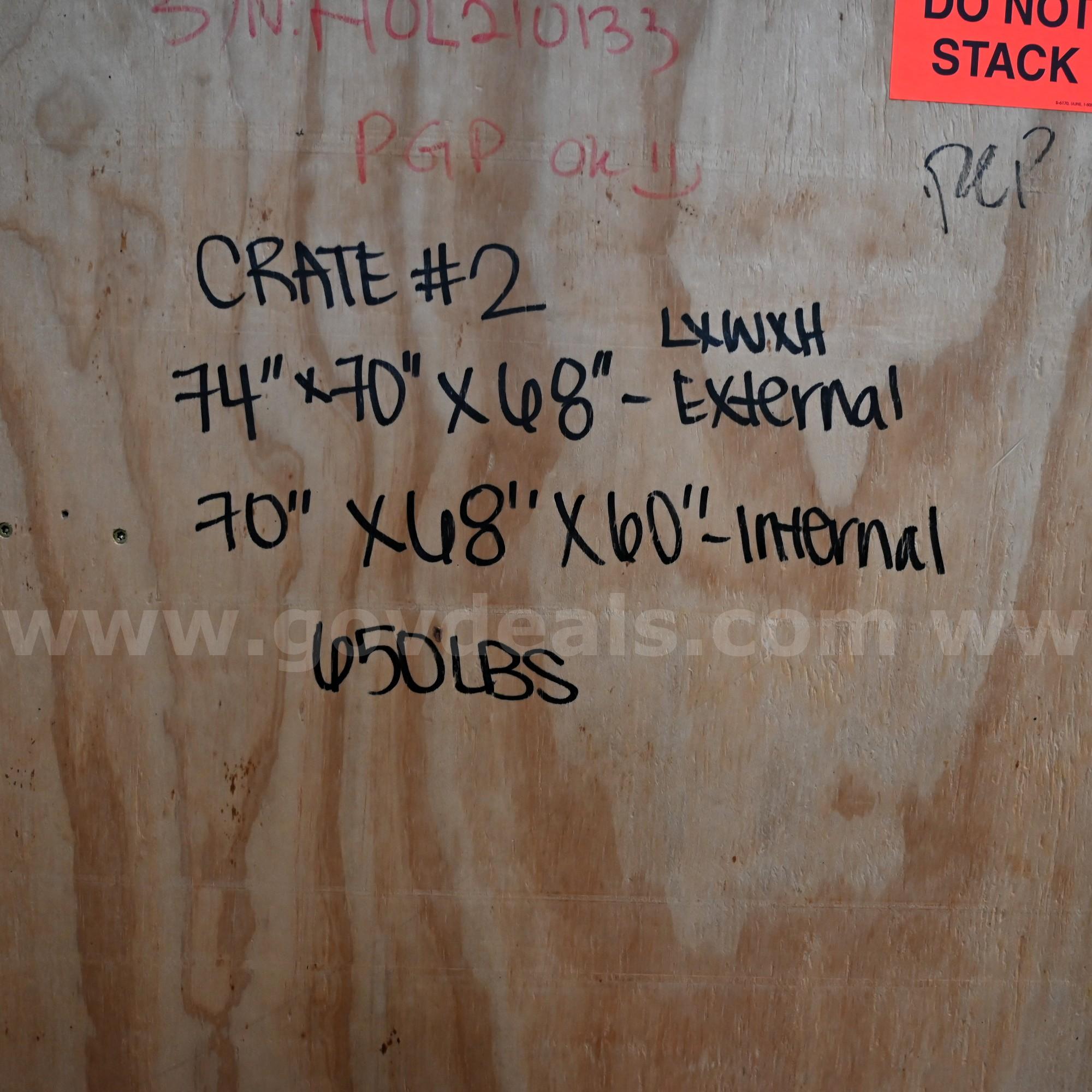 Heavy-Duty Wooden Shipping Crate   Government Surplus Auction - Photo #3