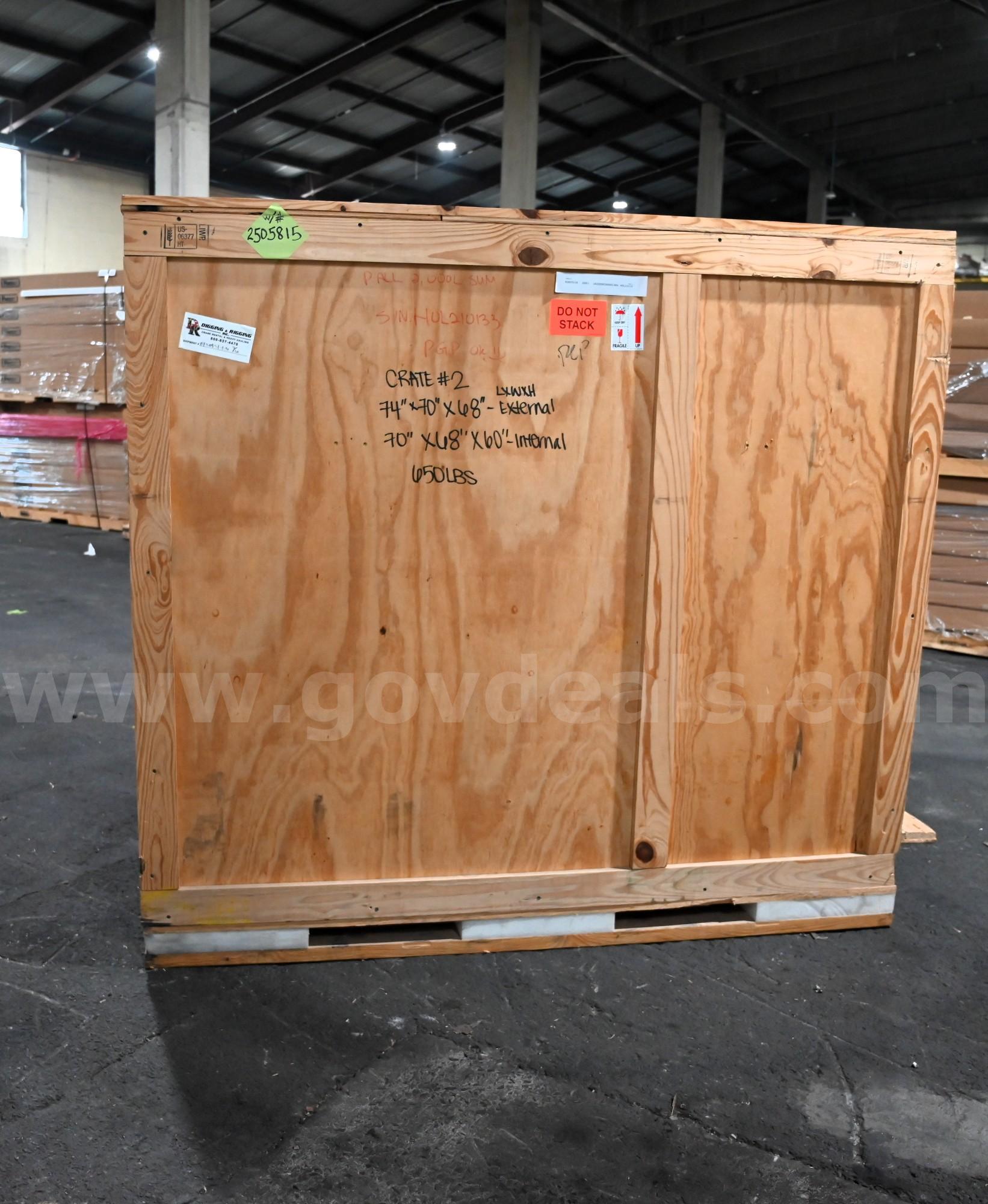 Heavy-Duty Wooden Shipping Crate   Government Surplus Auction - Photo #4