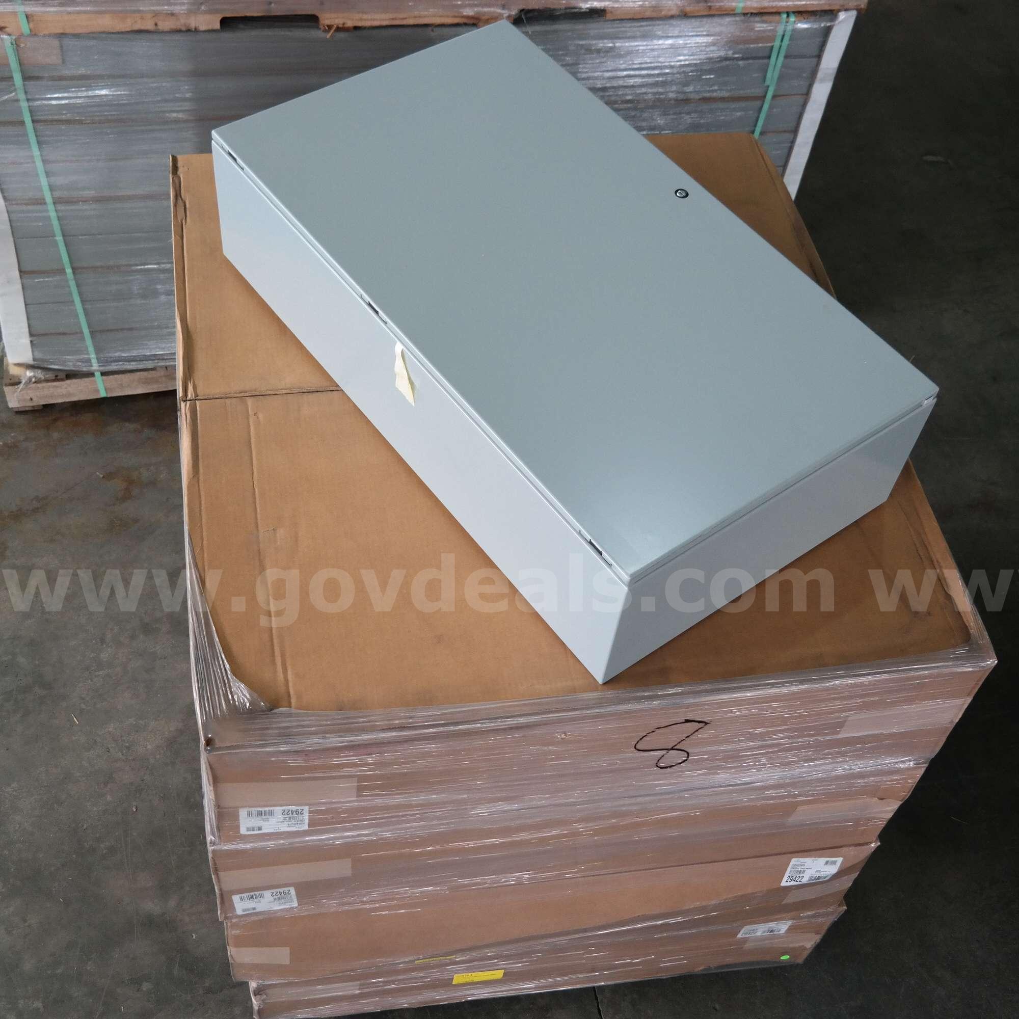 LOT OF (8) NVENT HOFFMAN Concept Single-Door Steel Enclosures NVENT HOFFMAN CSD422410 Government Surplus Auction - Photo #2