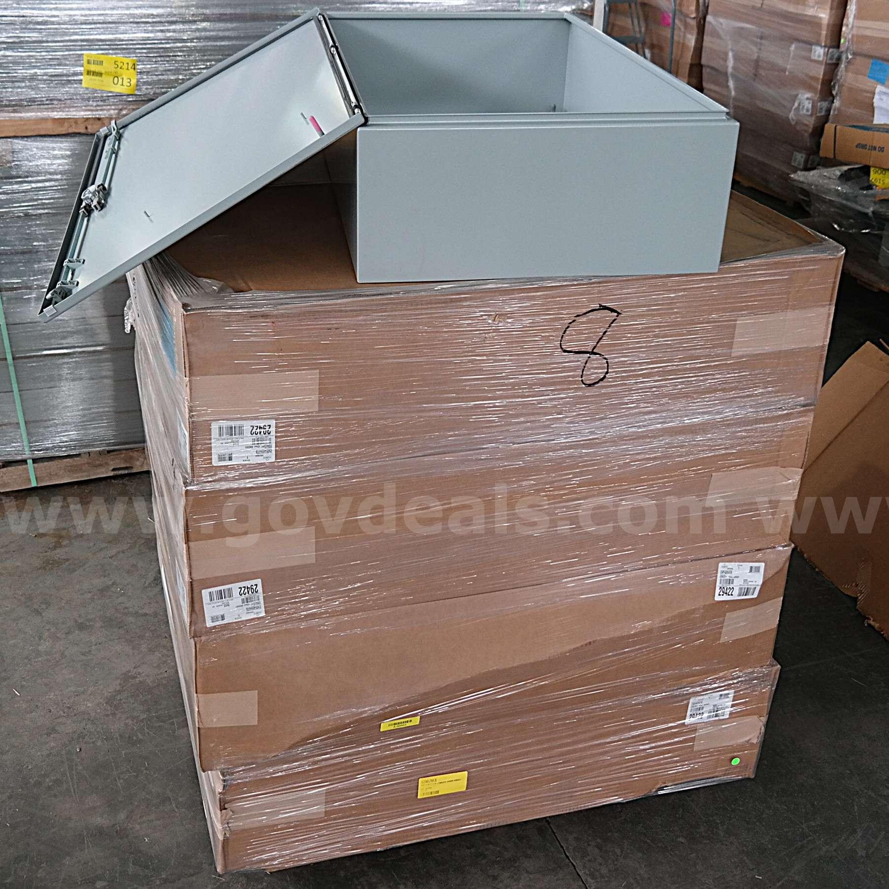 LOT OF (8) NVENT HOFFMAN Concept Single-Door Steel Enclosures NVENT HOFFMAN CSD422410 Government Surplus Auction - Photo #4
