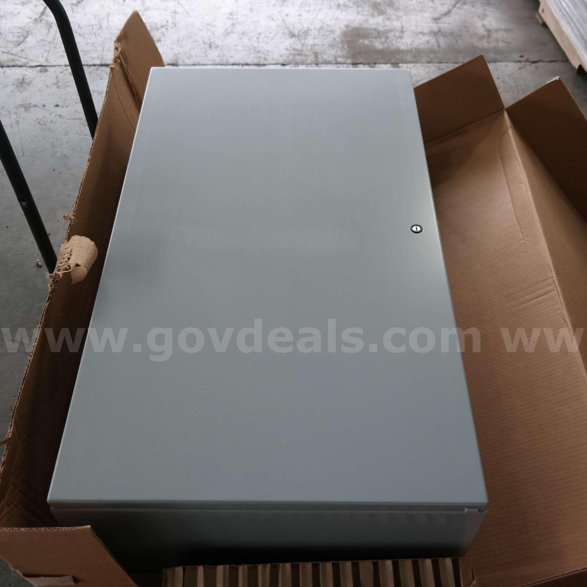 LOT OF (8) NVENT HOFFMAN Concept Single-Door Steel Enclosures NVENT HOFFMAN CSD422410 Government Surplus Auction - Photo #3
