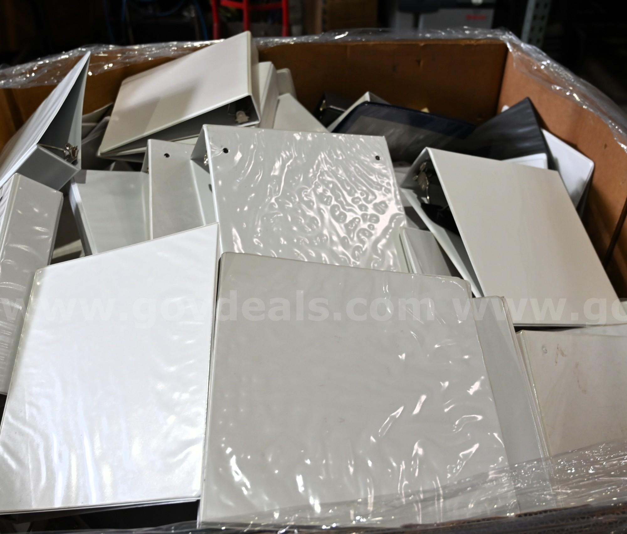 LOT OF (3 pallets) Assorted Binders   Government Surplus Auction - Photo #4