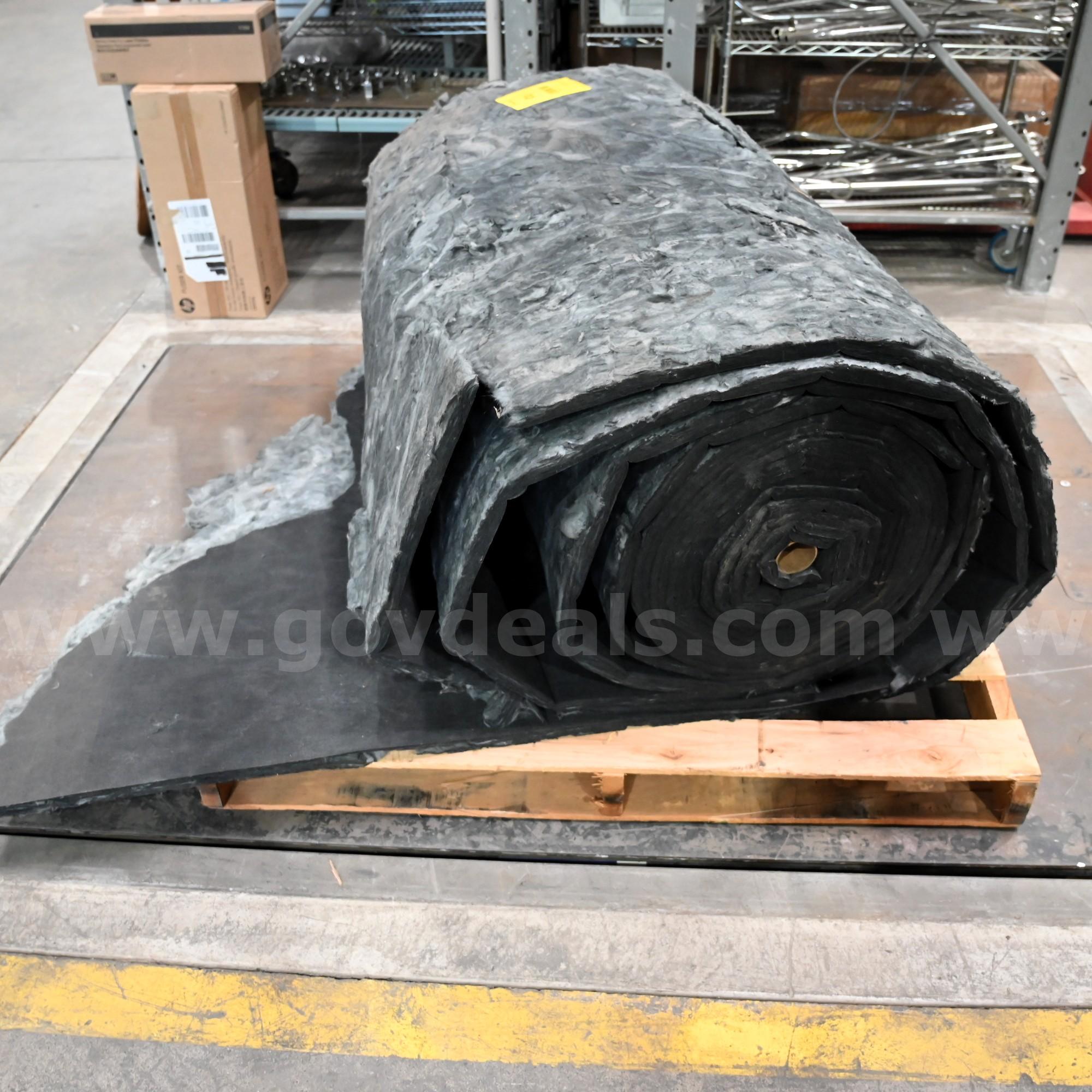 Roll Of Gray Fibrous Automotive Hood Insulation   Government Surplus Auction - Photo #2