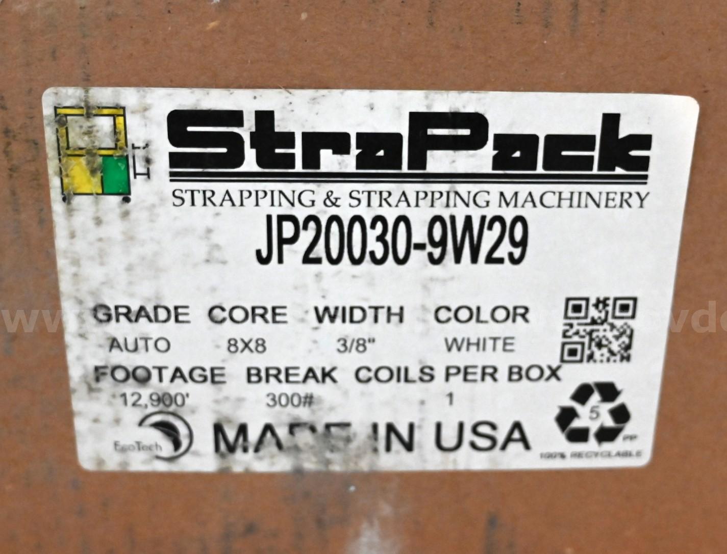 StraPack RQ8000 Automatic Strapping Machine With (12) Boxes Of Strapping Band StraPack RQ8000 Government Surplus Auction - Photo #6