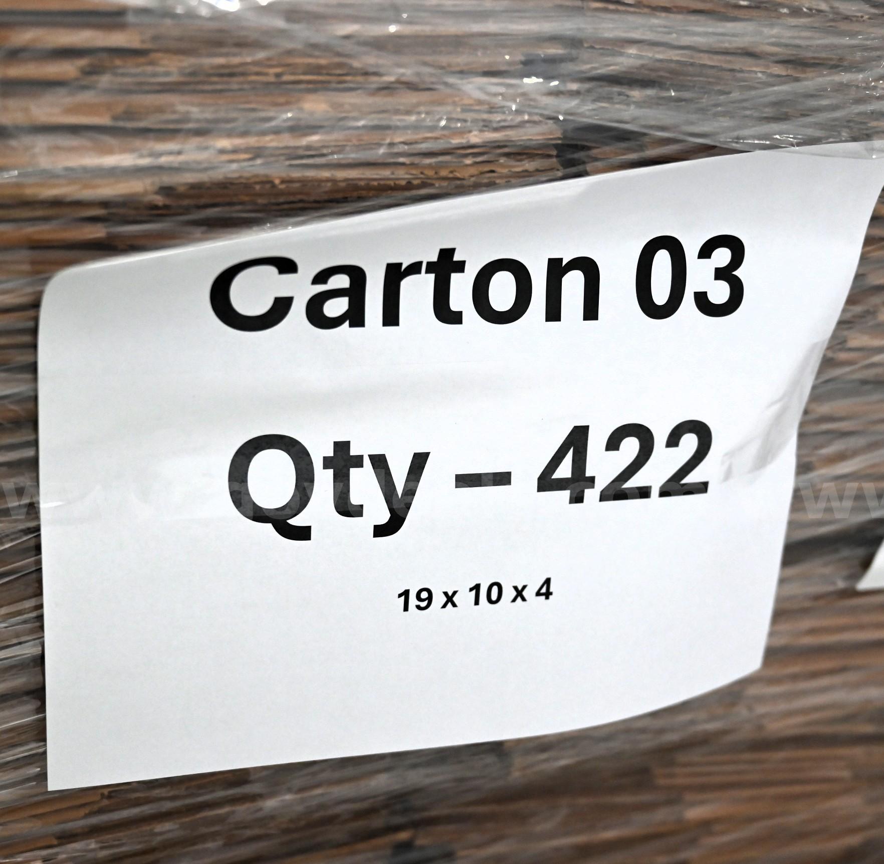 LOT OF (422) Cardboard Packing Boxes  422 Government Surplus Auction - Photo #4