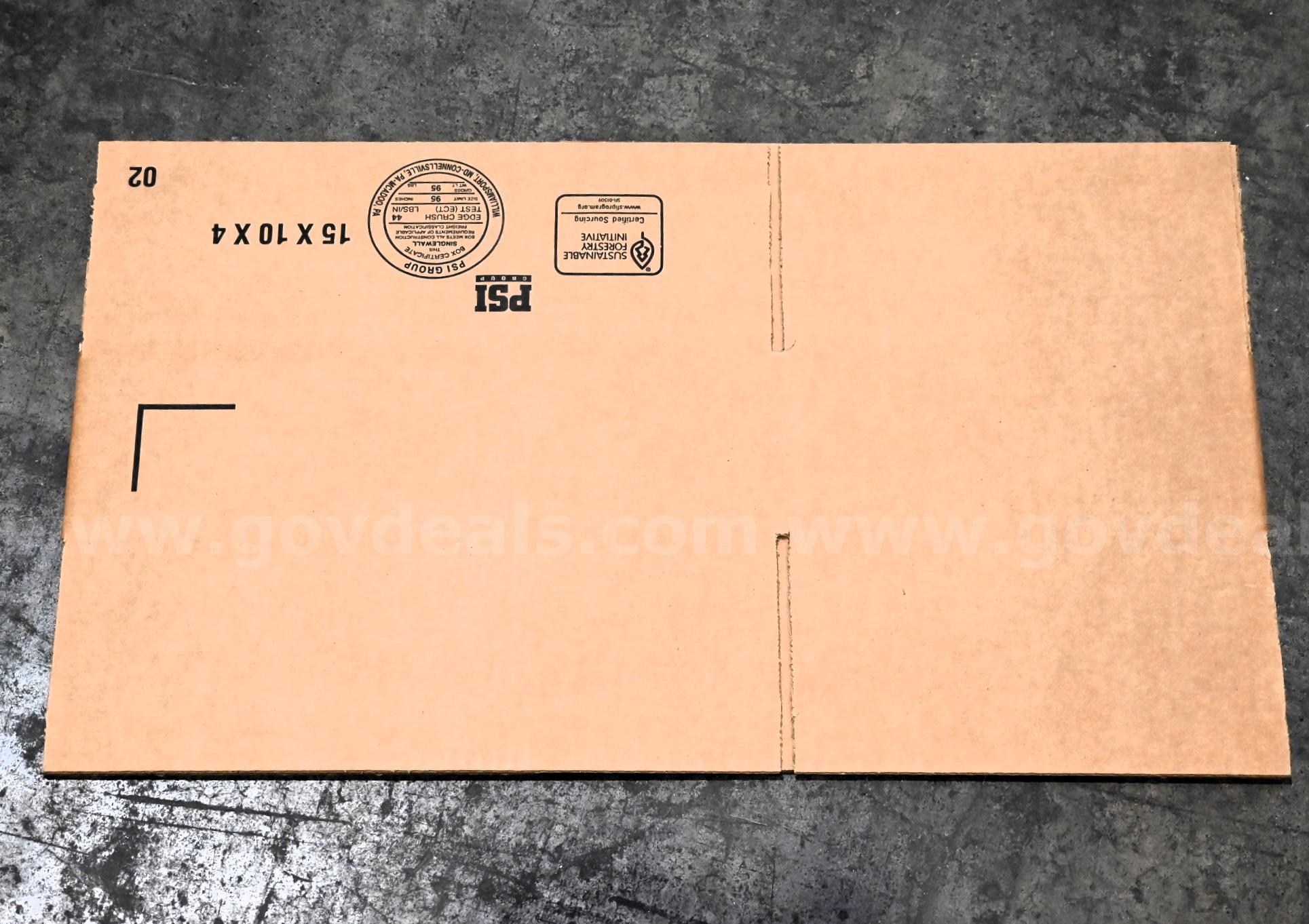 LOT OF (264) Cardboard Packing Boxes  264 Government Surplus Auction - Photo #3