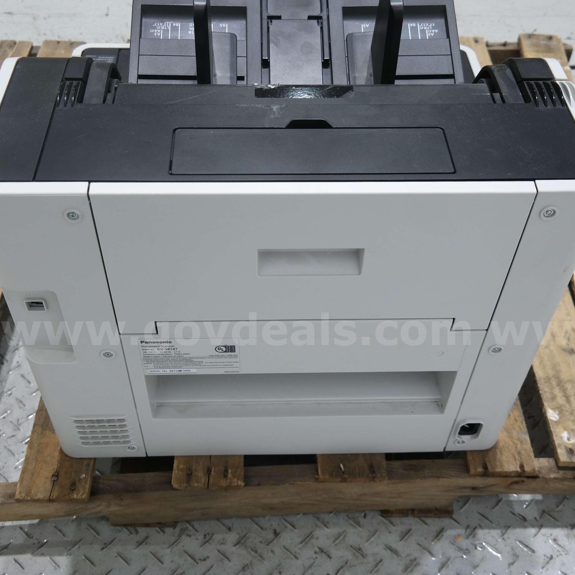 Panasonic High Volume Production A3 Document Scanner Panasonic KV-S8147 Government Surplus Auction - Photo #6