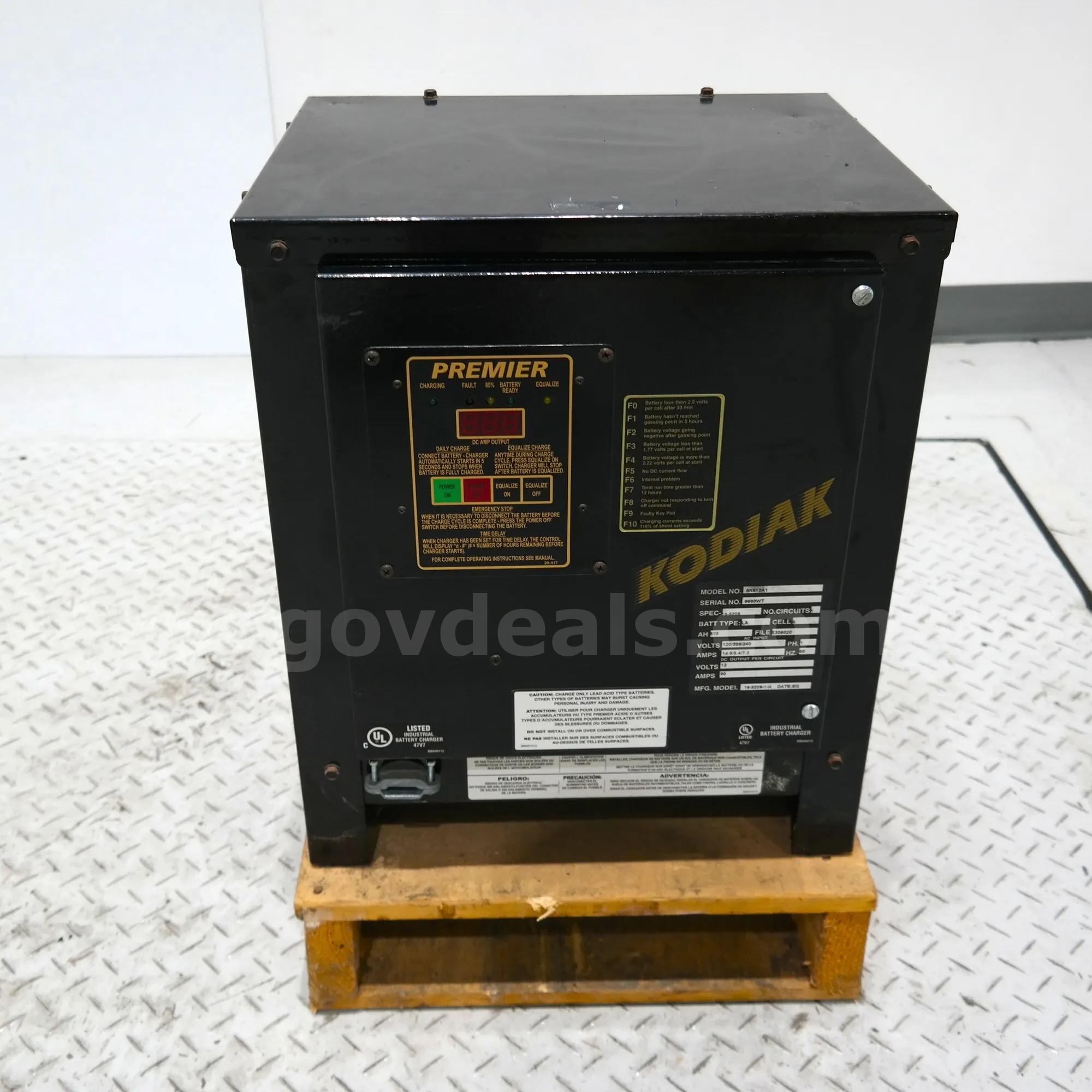 Kodiak Industrial Forklift Battery Charger