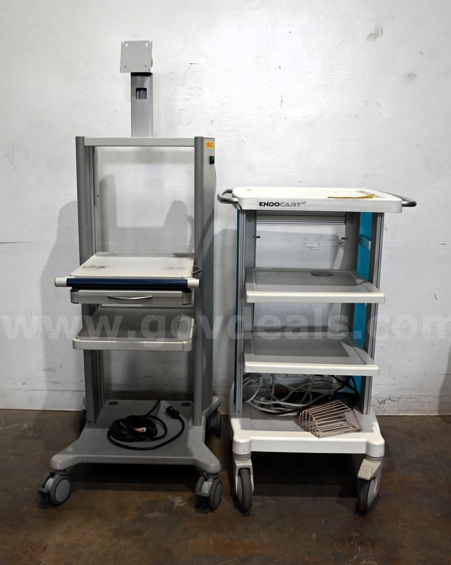 LOT OF (2) Medical Trollies   Government Surplus Auction - Primary Photo