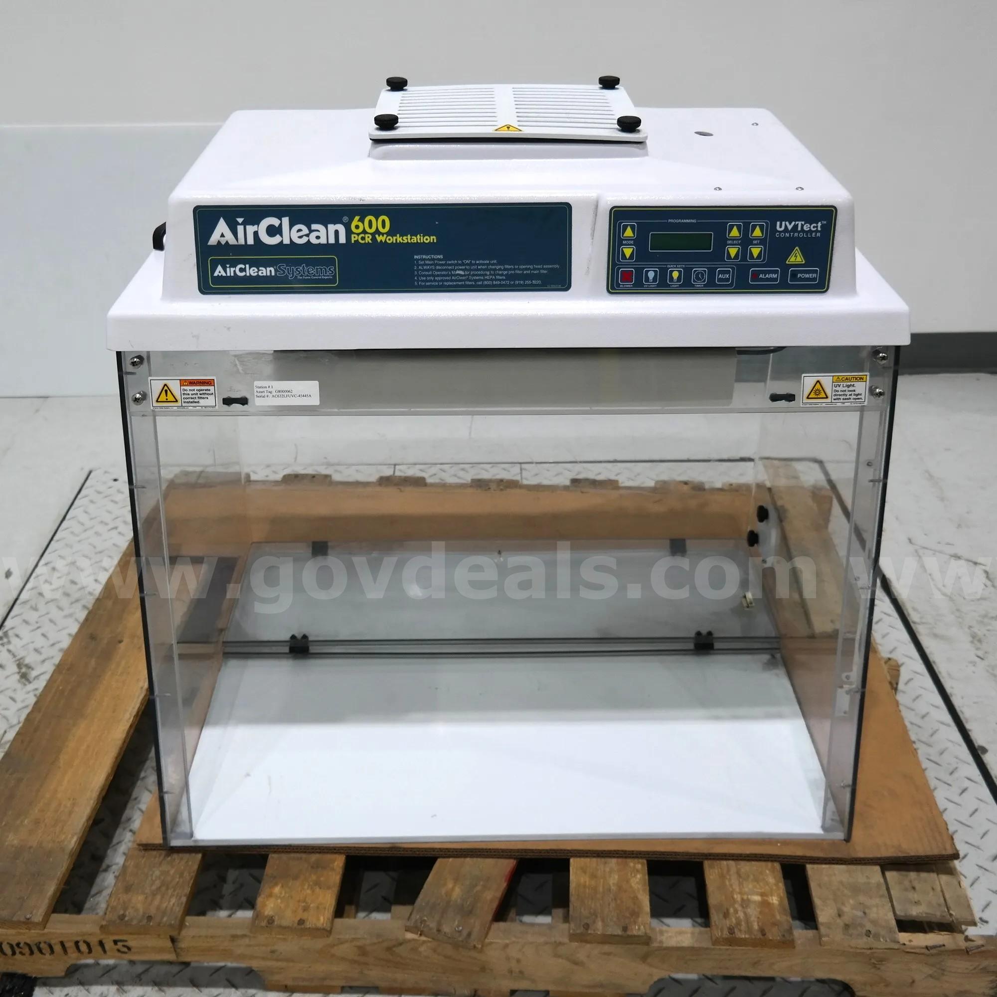 AirClean Systems AirClean 600 PCR Workstation AirClean 600 Government Surplus Auction - Primary Photo
