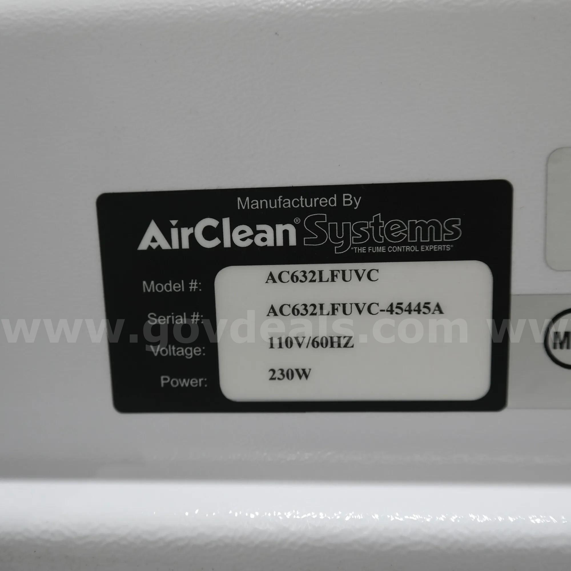 AirClean Systems AirClean 600 PCR Workstation AirClean 600 Government Surplus Auction - Photo #6