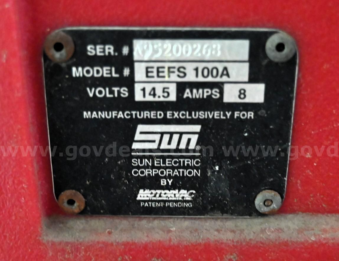 Sun MotorVac Carbon Clean System Sun Electric Corporation EEFS 100A Government Surplus Auction - Photo #6