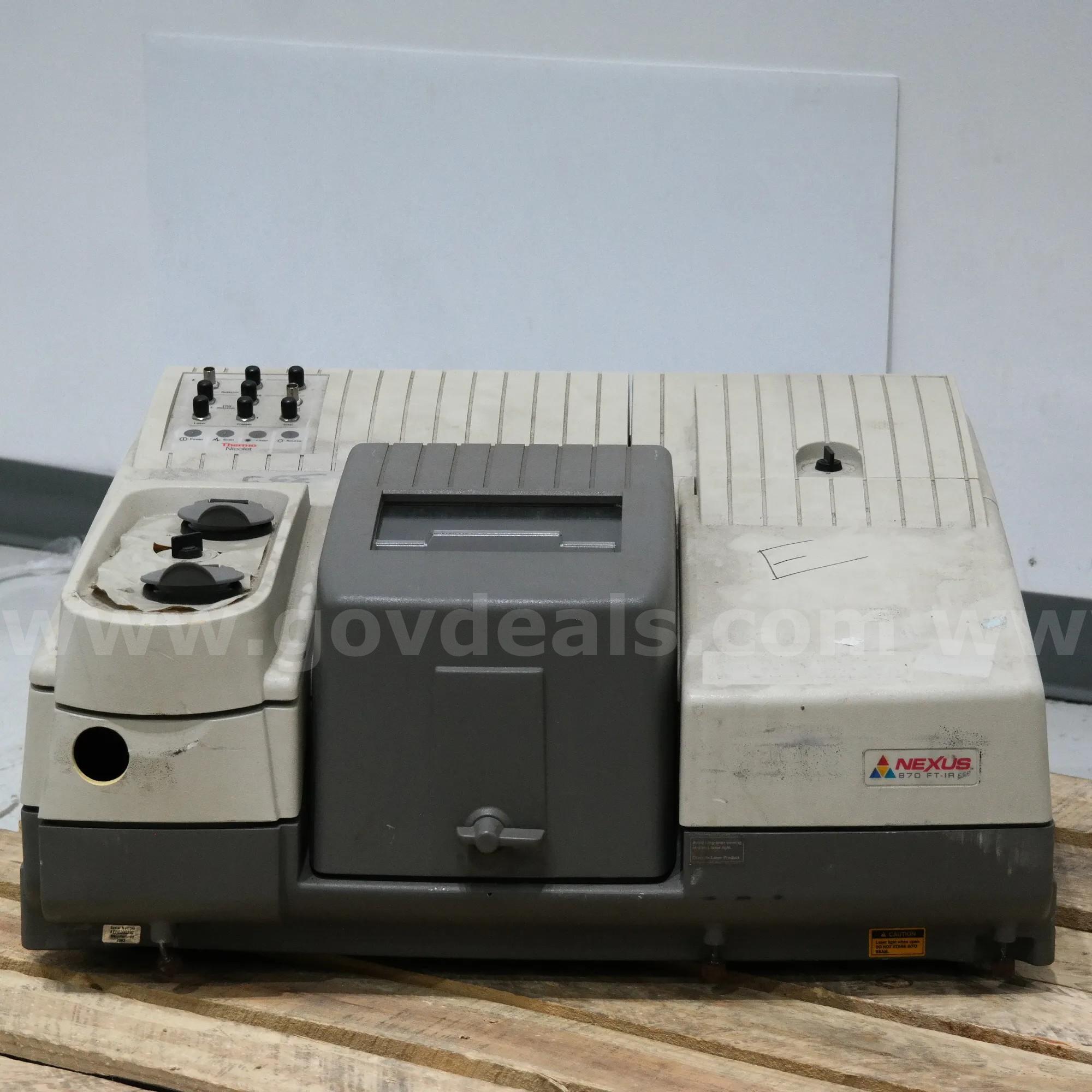 Thermo Nicolet Nexus 870 FT-IR Spectrometer - FOR PARTS OR REPAIR Thermo Nicolet 870 Government Surplus Auction - Photo #2