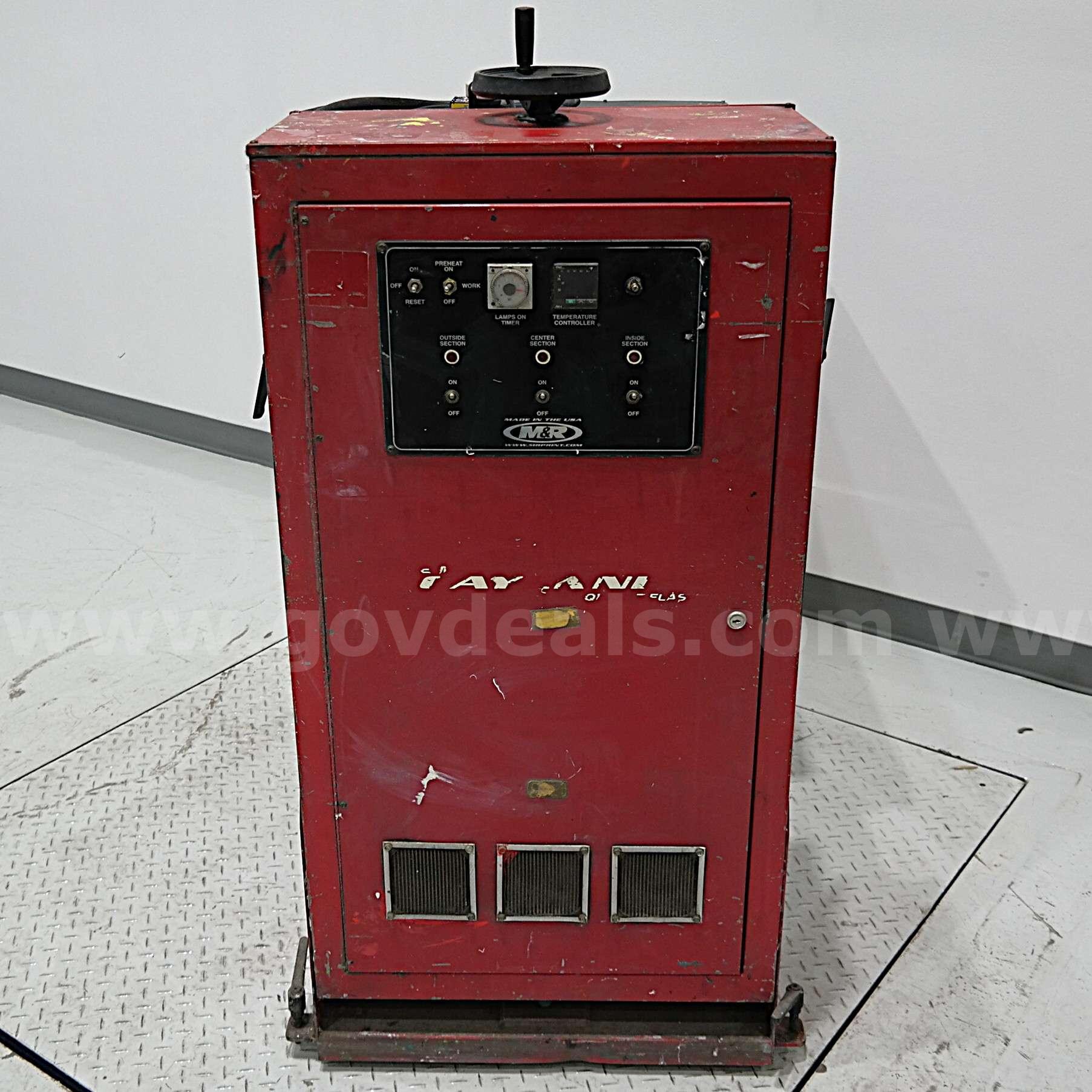 M and R Print Cayenne D Quartz Flash Cure System for Screen Printing M and R Print Cayenne D 2230 Government Surplus Auction - Primary Photo