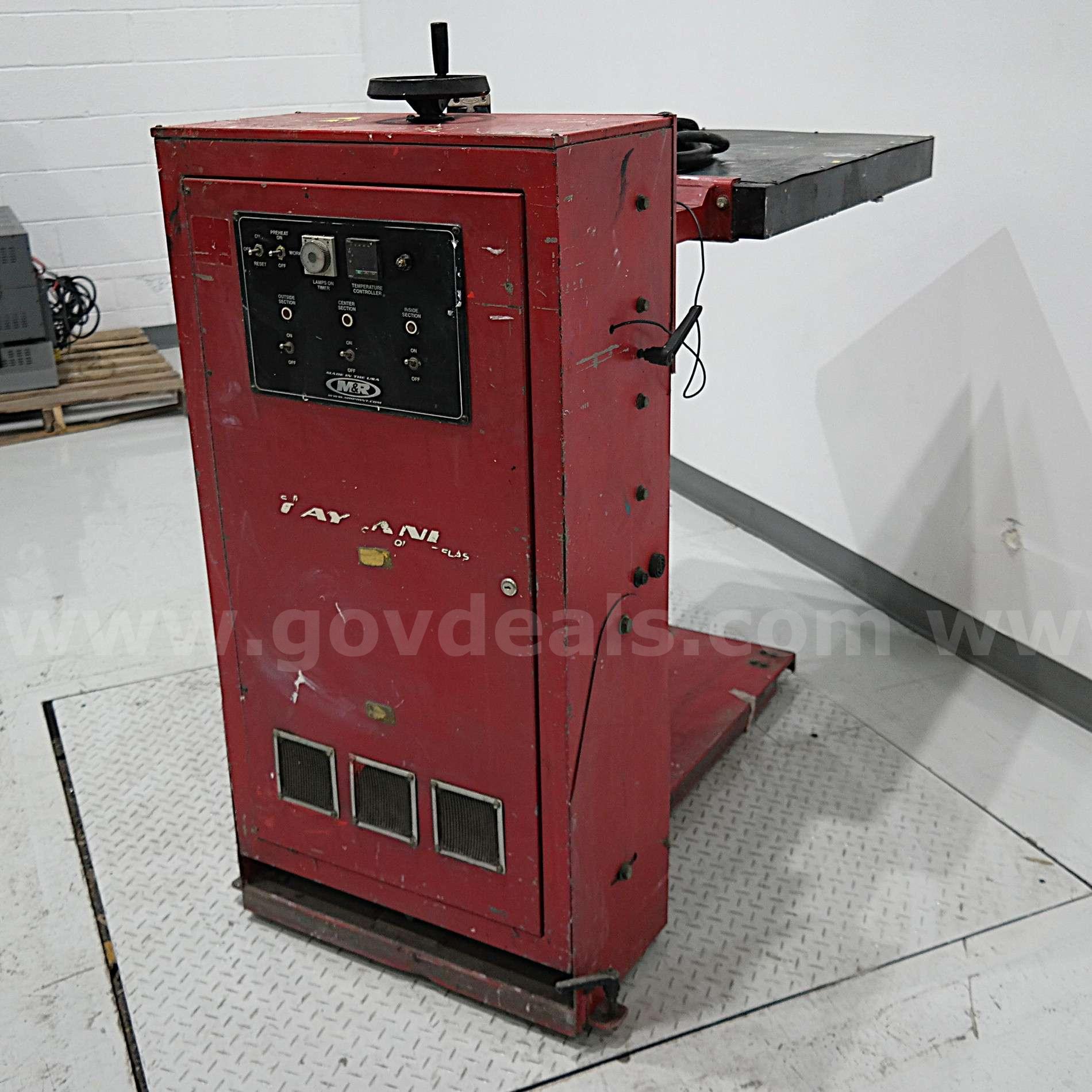 M and R Print Cayenne D Quartz Flash Cure System for Screen Printing M and R Print Cayenne D 2230 Government Surplus Auction - Photo #2