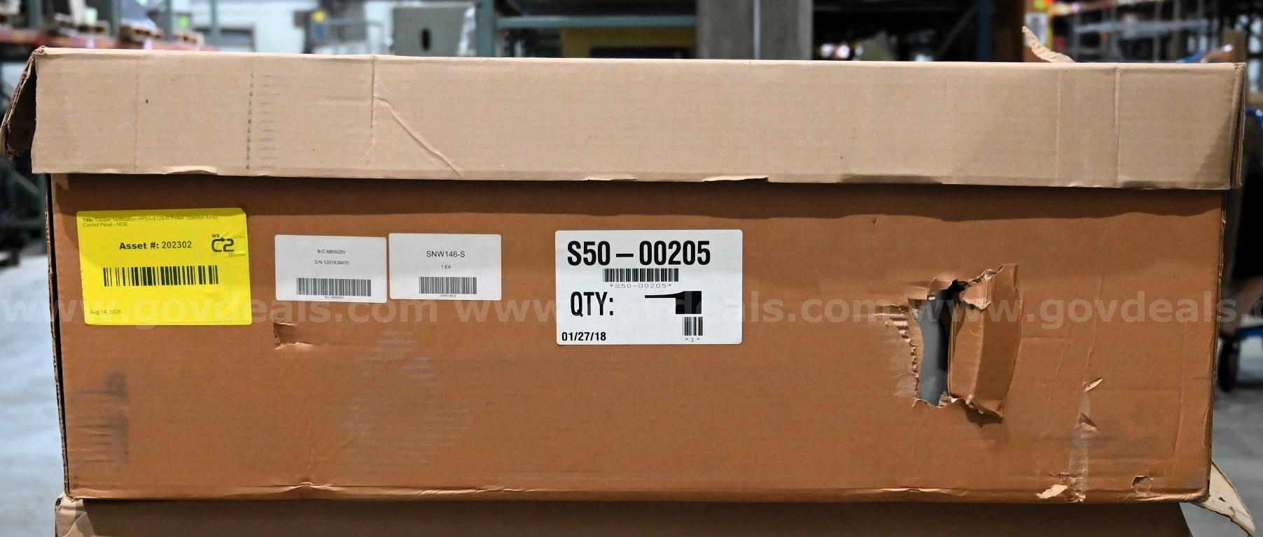 Cooper Notification Power Speaker Array Control Panel Cooper Notification HPSA-8126-R Government Surplus Auction - Photo #5