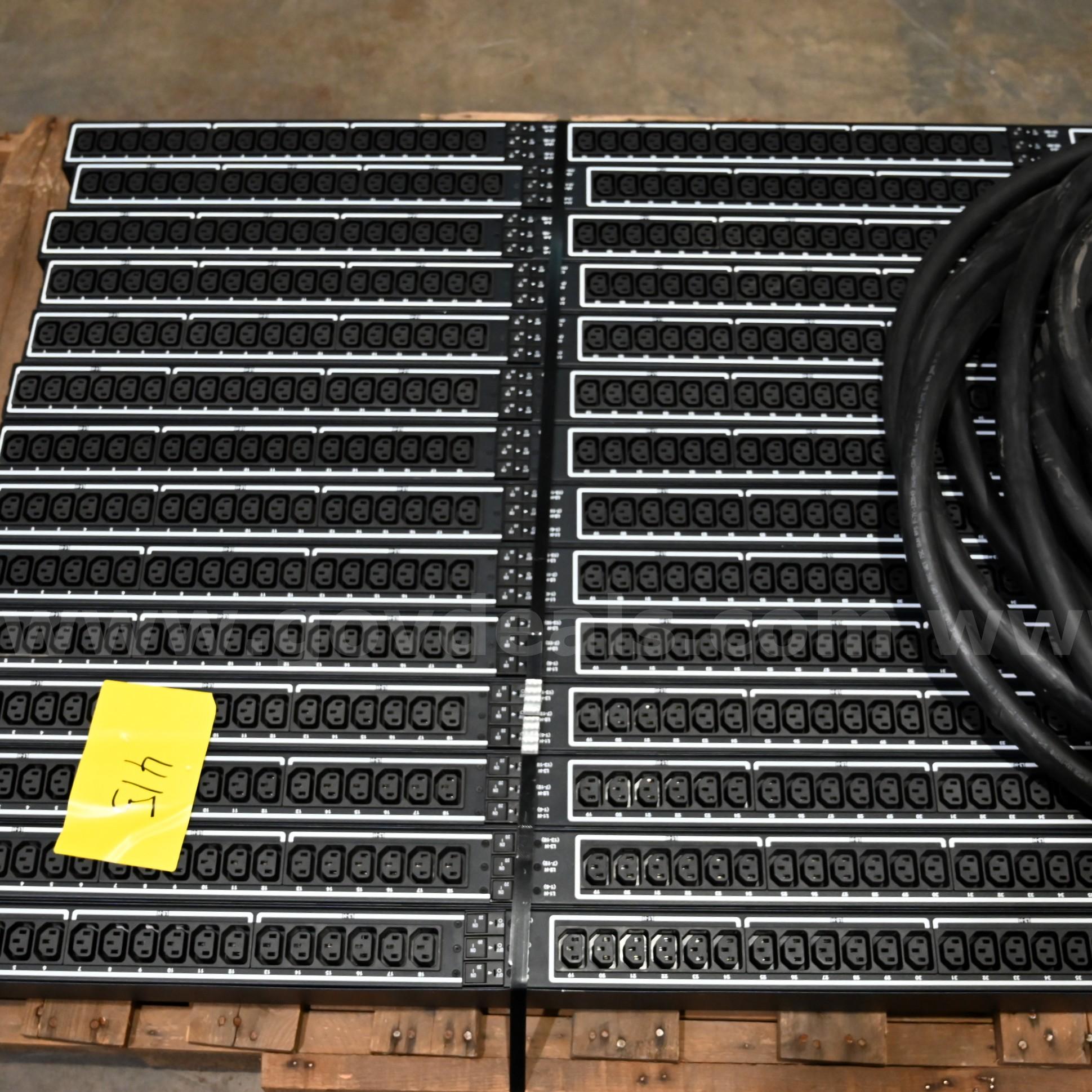 LOT OF (14) Server Technology Basic Rack PDU (Power Distribution Unit) With Cables Server Technology, Inc. STV-UB1002E Government Surplus Auction - Primary Photo