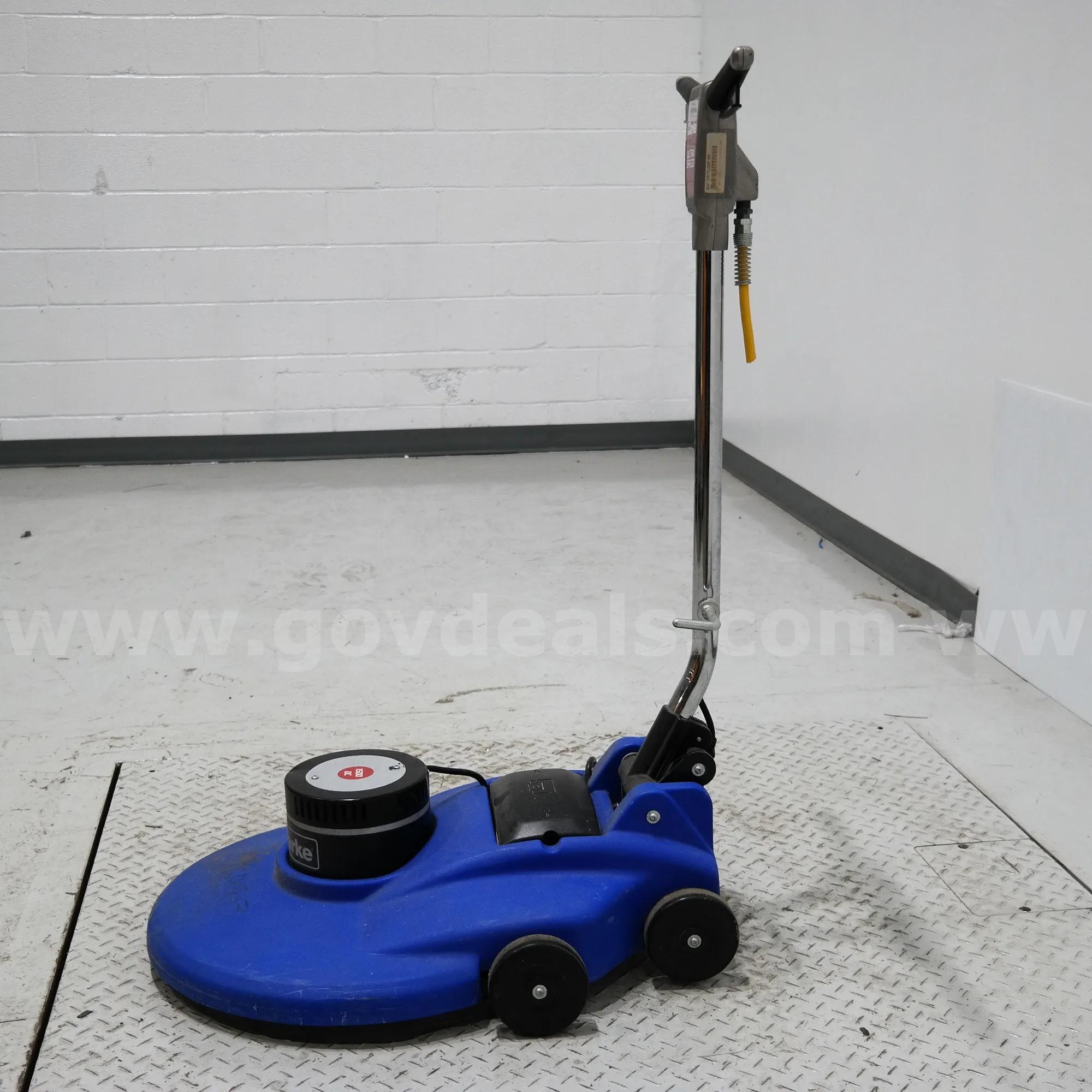 LOT OF (2) Clarke Ultra Speed 1500 DC Floor Scrubber Clarke 1500 Government Surplus Auction - Photo #4